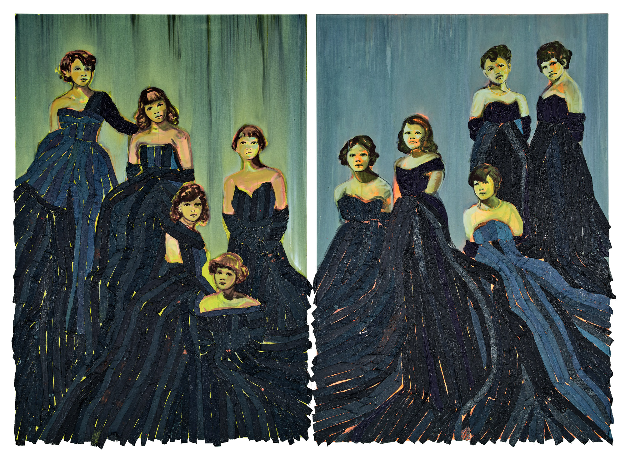 <p><strong>CLAIRE TABOURET</strong> <em>Les Débutantes (Dark Water)</em>, 2016</p>