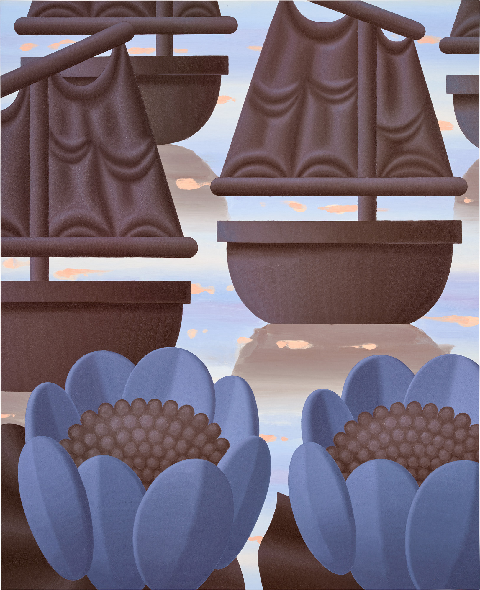 <p><strong>LAURENS LEGIERS</strong> <em>Ships and Blue Lilies,</em> 2022</p>