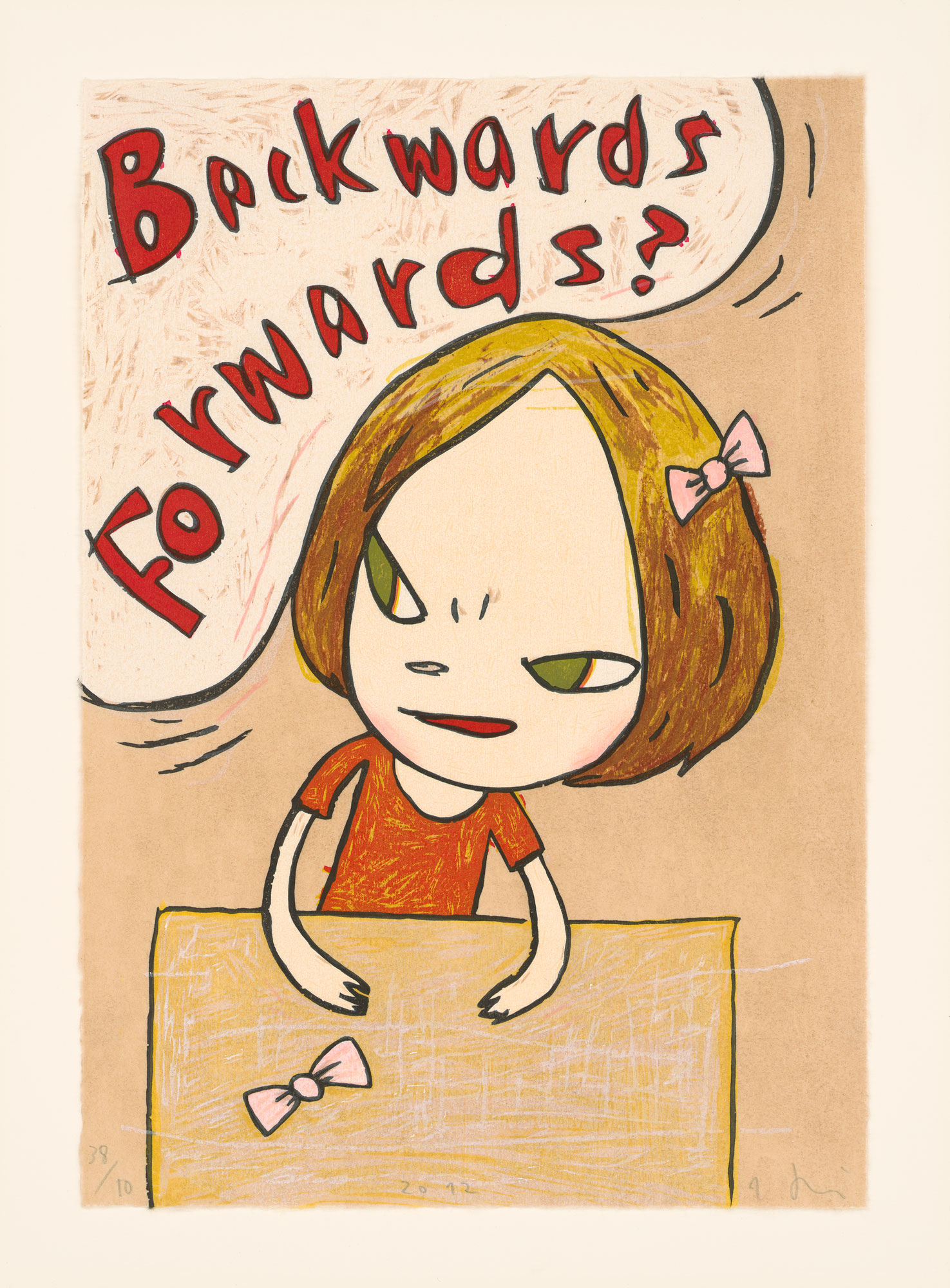 <p><strong>YOSHITOMO NARA</strong>&nbsp;<em>Backwards Forwards</em></p>
