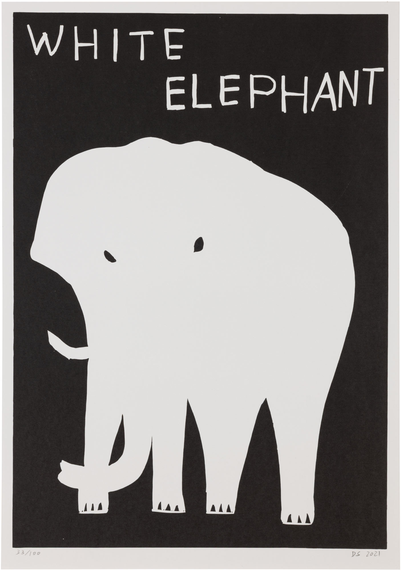 <p><strong>DAVID SHRIGLEY</strong> <em>White Elephant</em>, 2021</p>