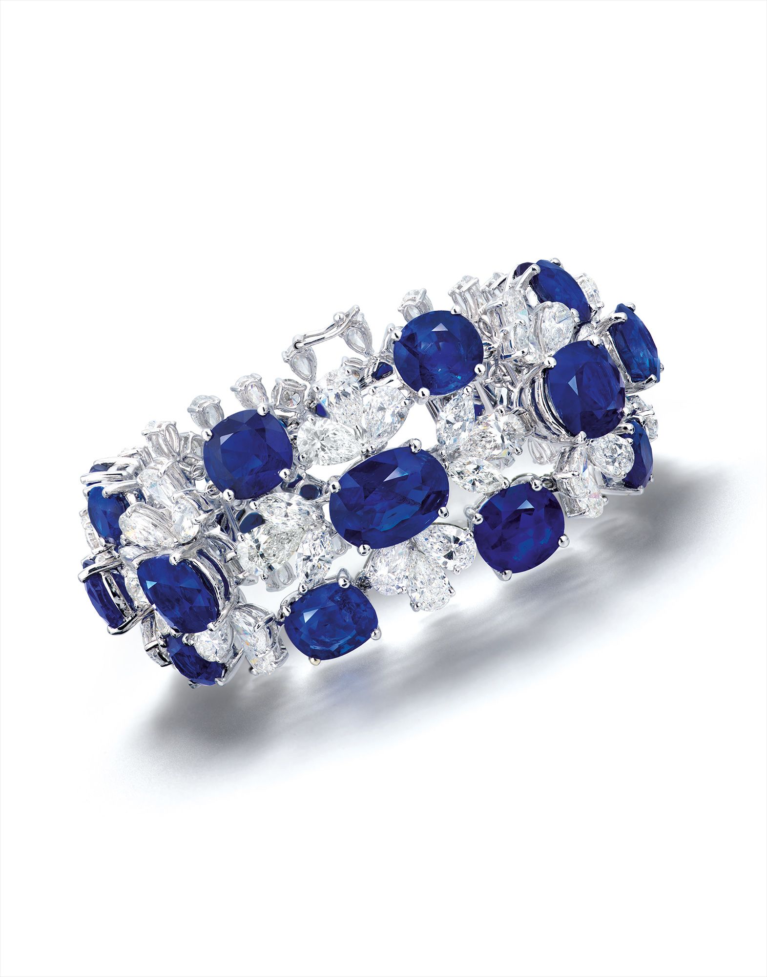 An Impressive Sapphire and Diamond Bracelet