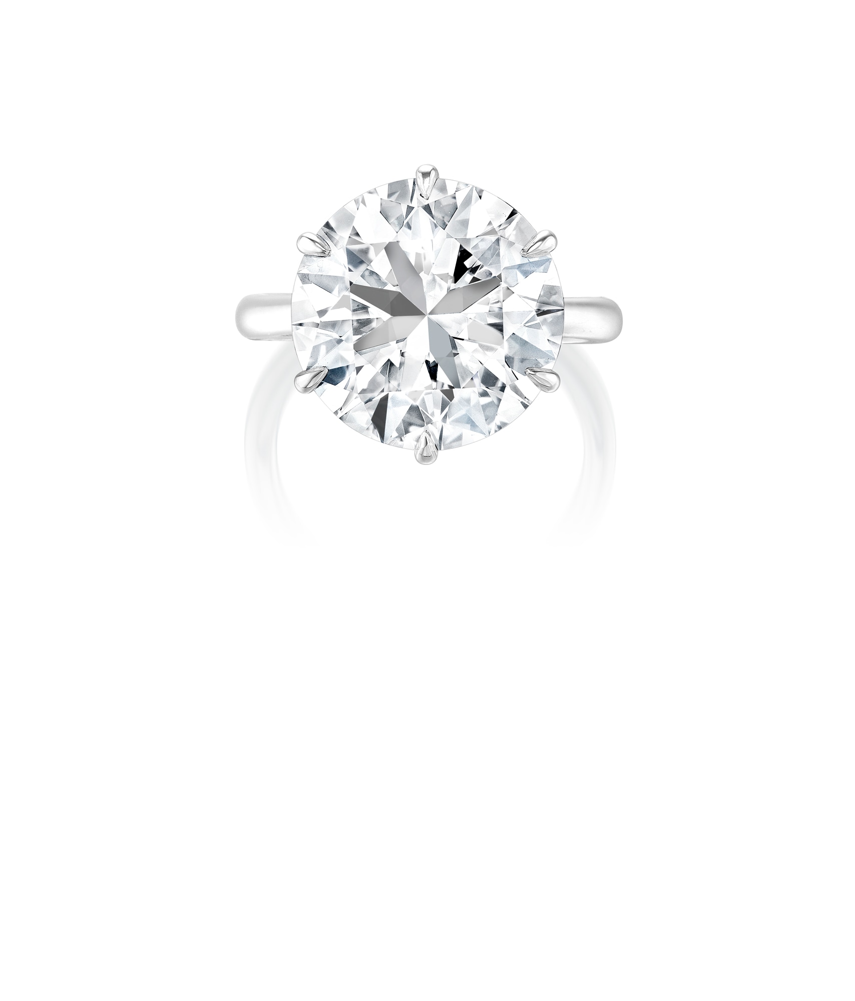 <p>A 9.43 carat D/Flawless Type IIa Diamond Ring</p>