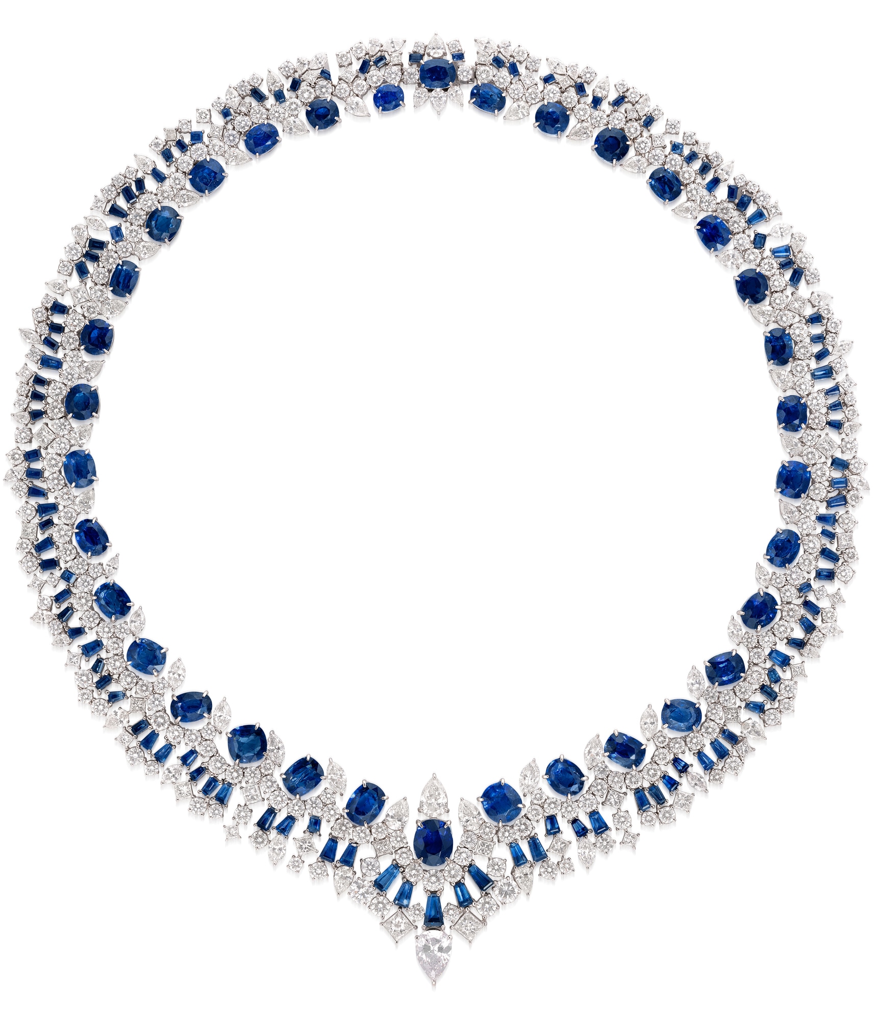 <p><em>Sapphire and Diamond Necklace</em></p>