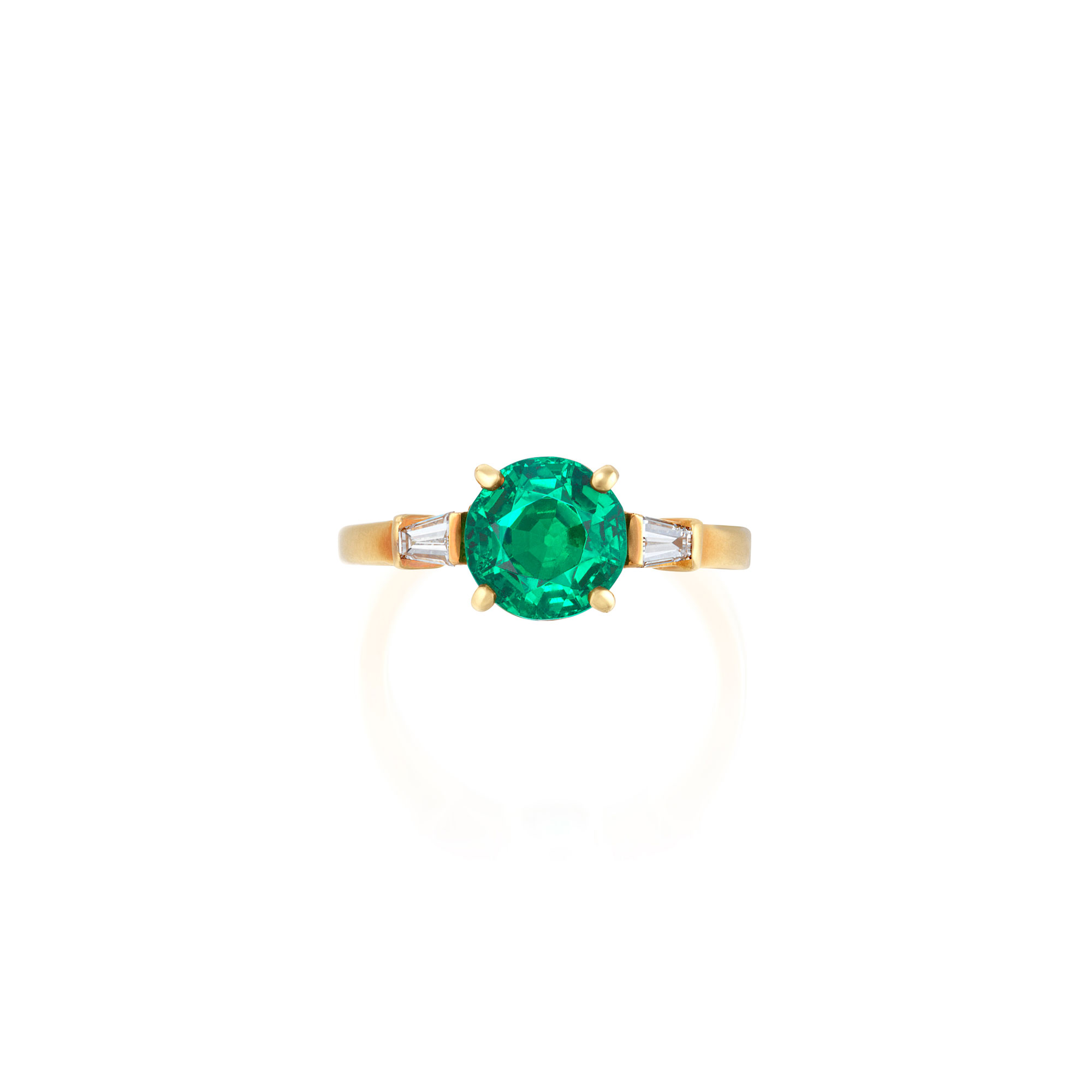 <p><em>Emerald and Diamond Ring</em></p>