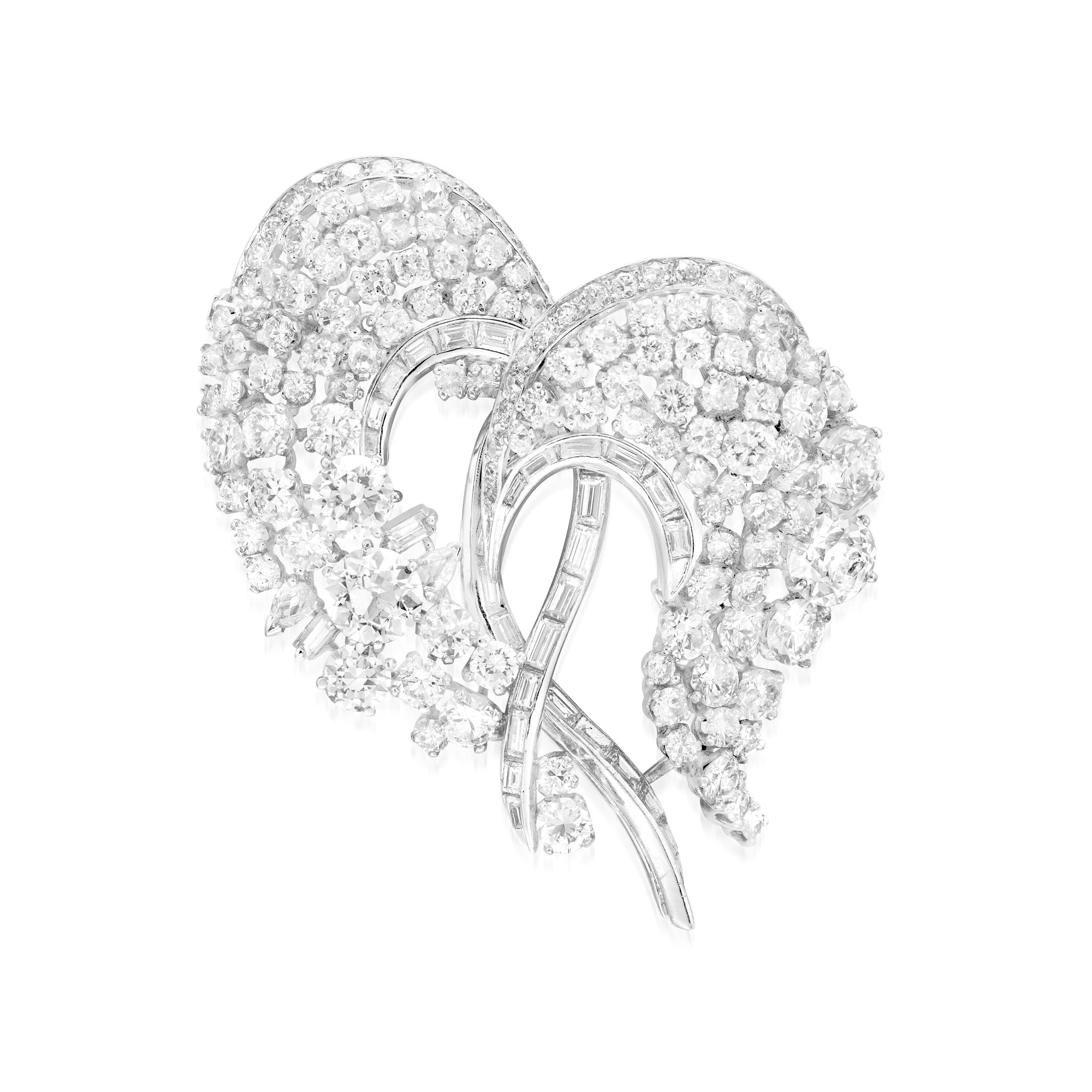 <p><strong>BOUCHERON</strong>, A Diamond Double Clip Brooch</p>
