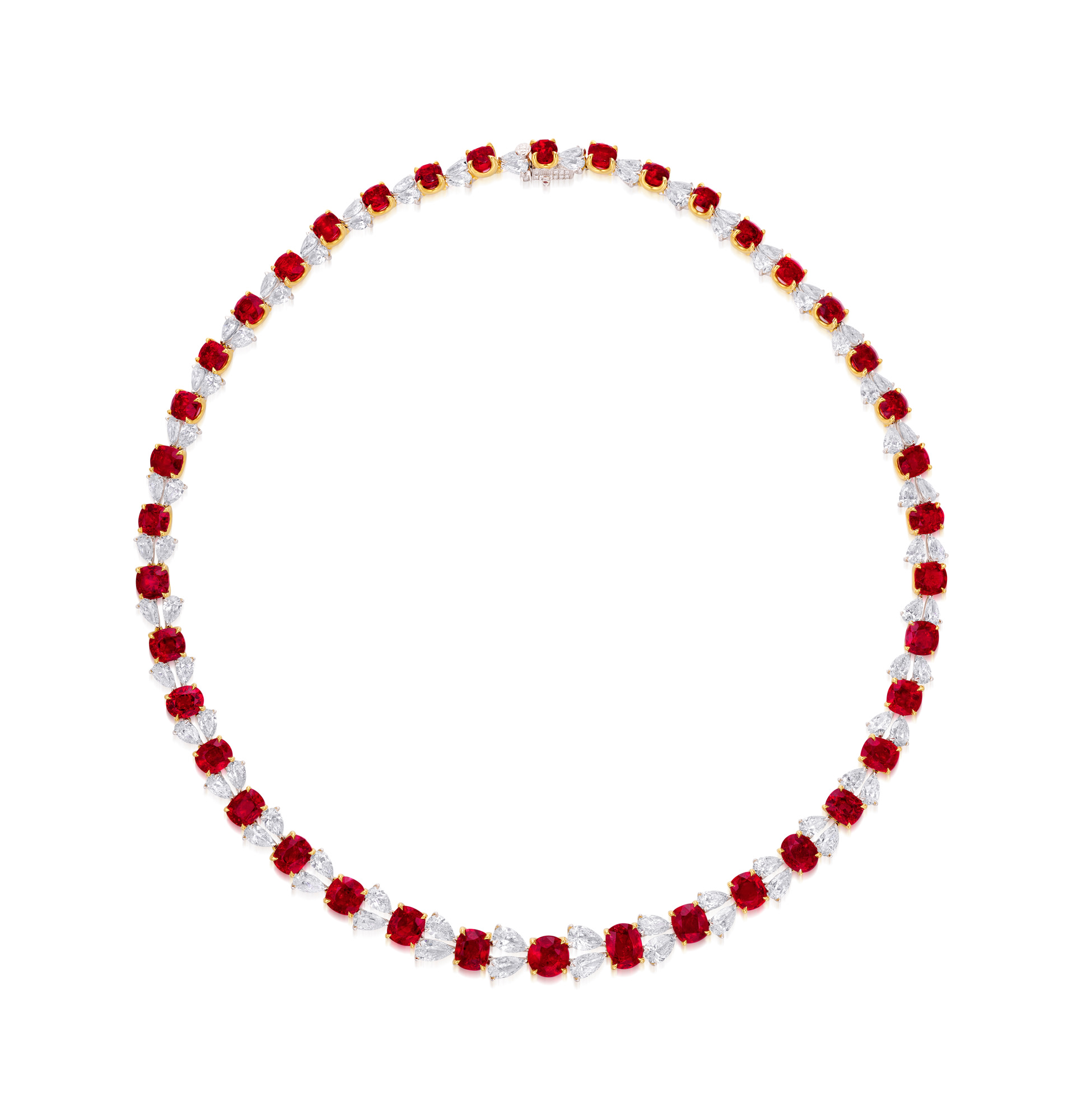 <p><em>Ruby and Diamond Necklace</em></p>
