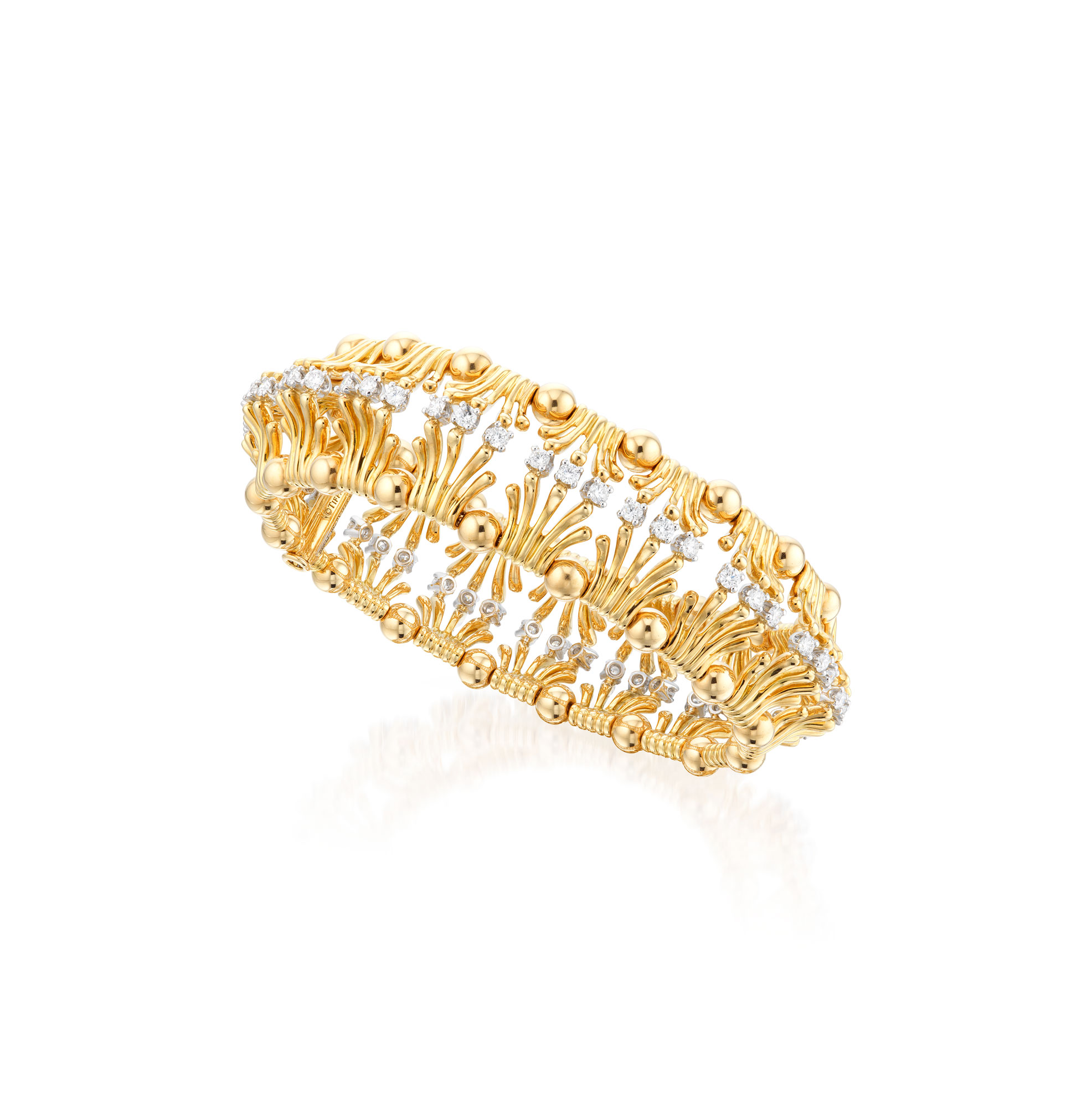 <p><strong>SCHLUMBERGER FOR TIFFANY & CO.</strong> <em>Diamond Bracelet, 'Hands'</em></p>