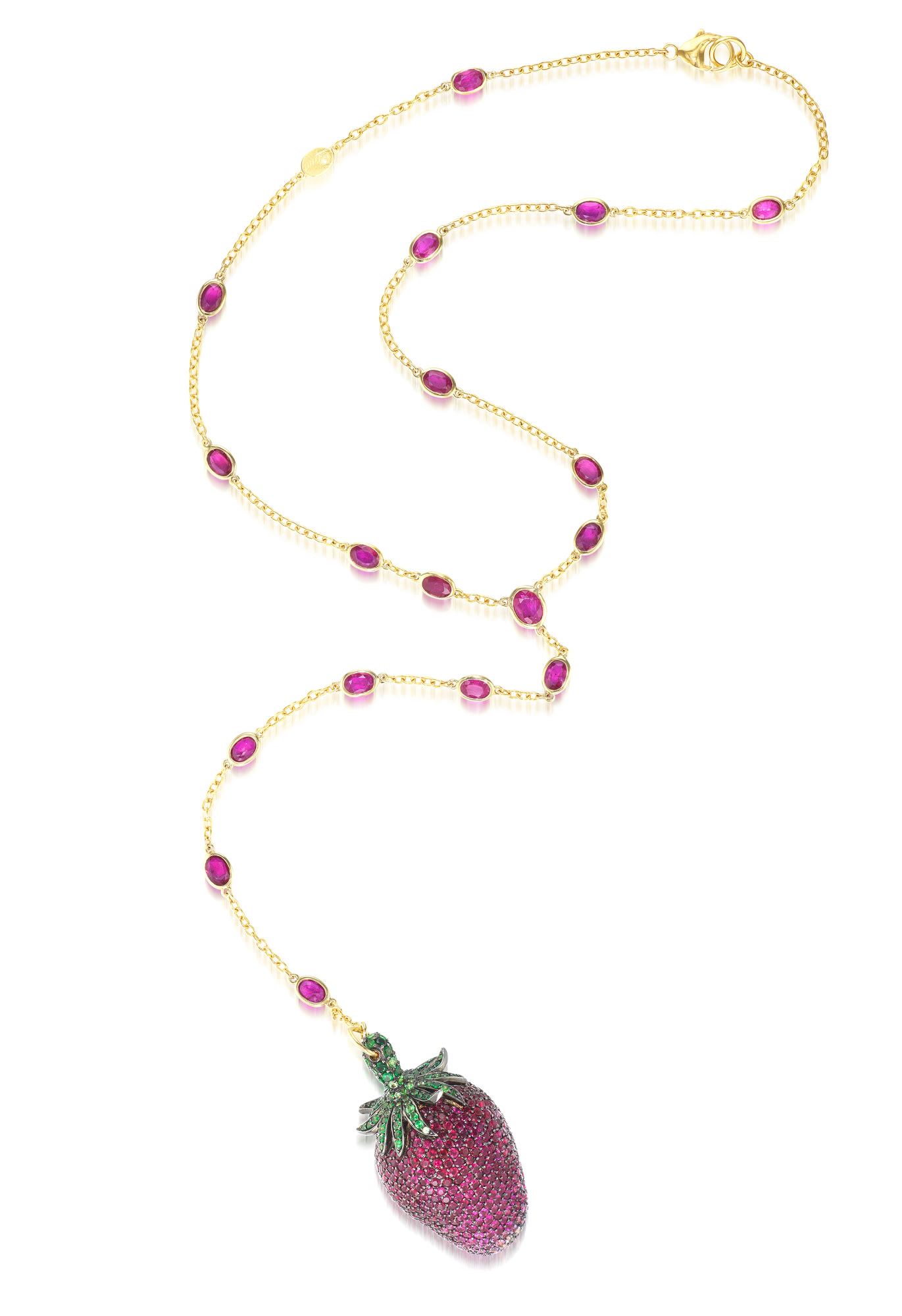 <p><strong>ALEXANDER LAUT</strong>, A Gem-Set and Diamond &#39;Strawberry&#39; Necklace</p>
