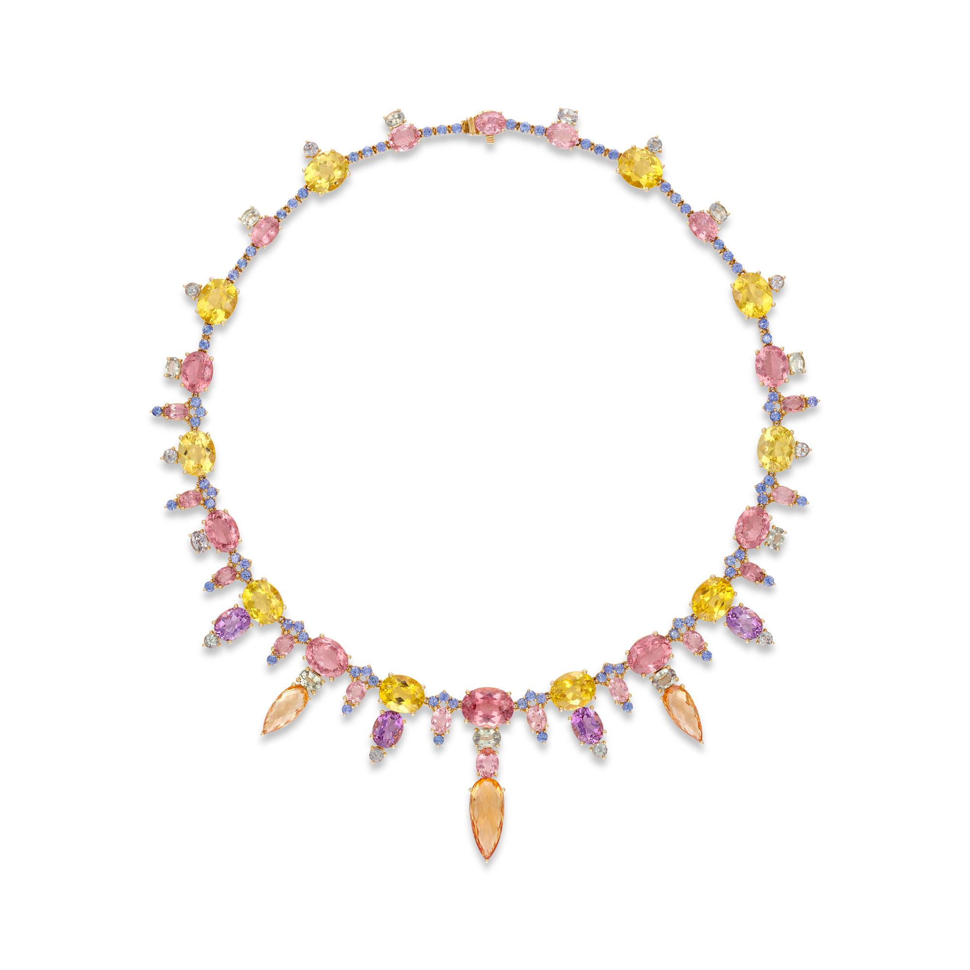 <p><em>Gem Set Necklace</em></p>