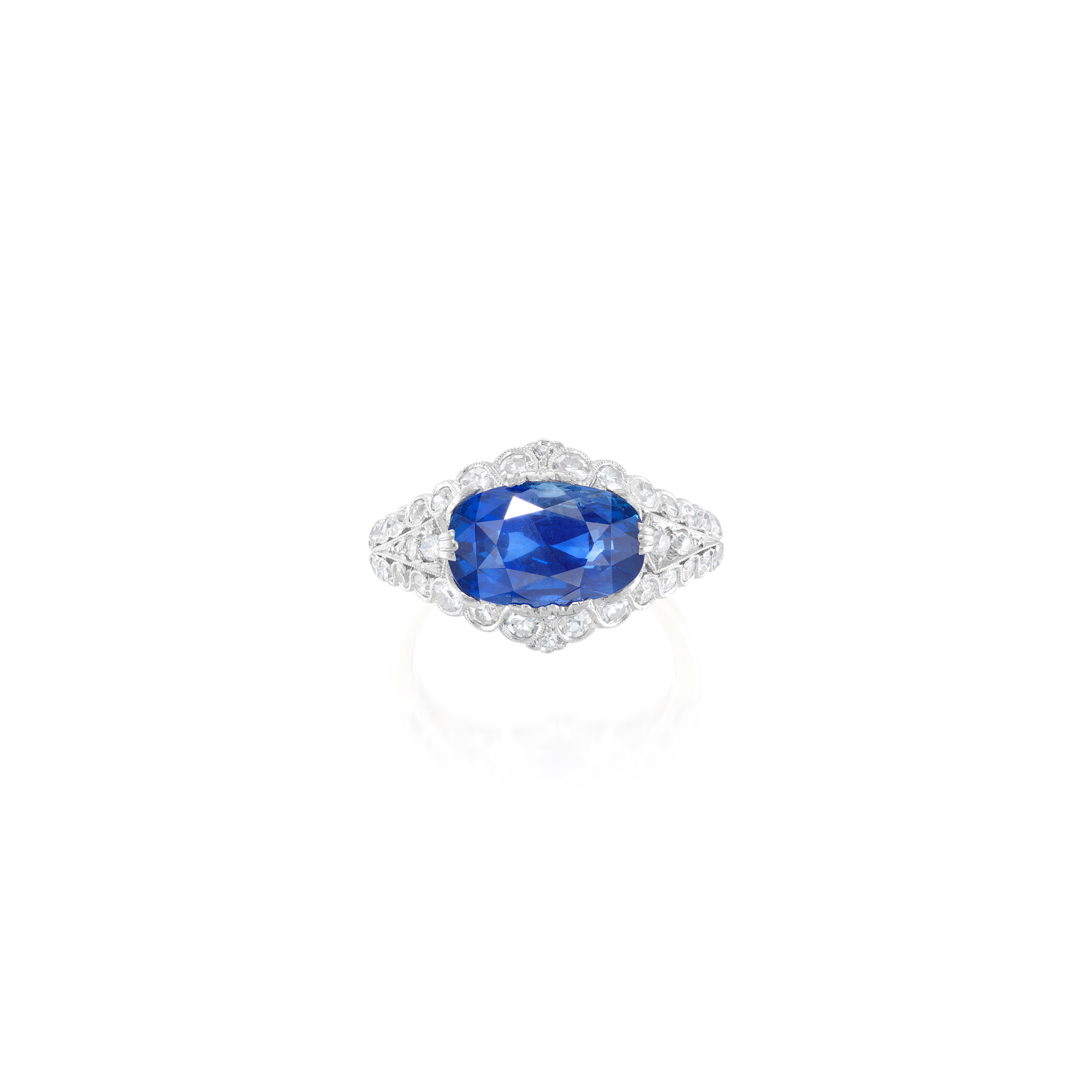 <p><em>Sapphire and Diamond Ring</em></p>