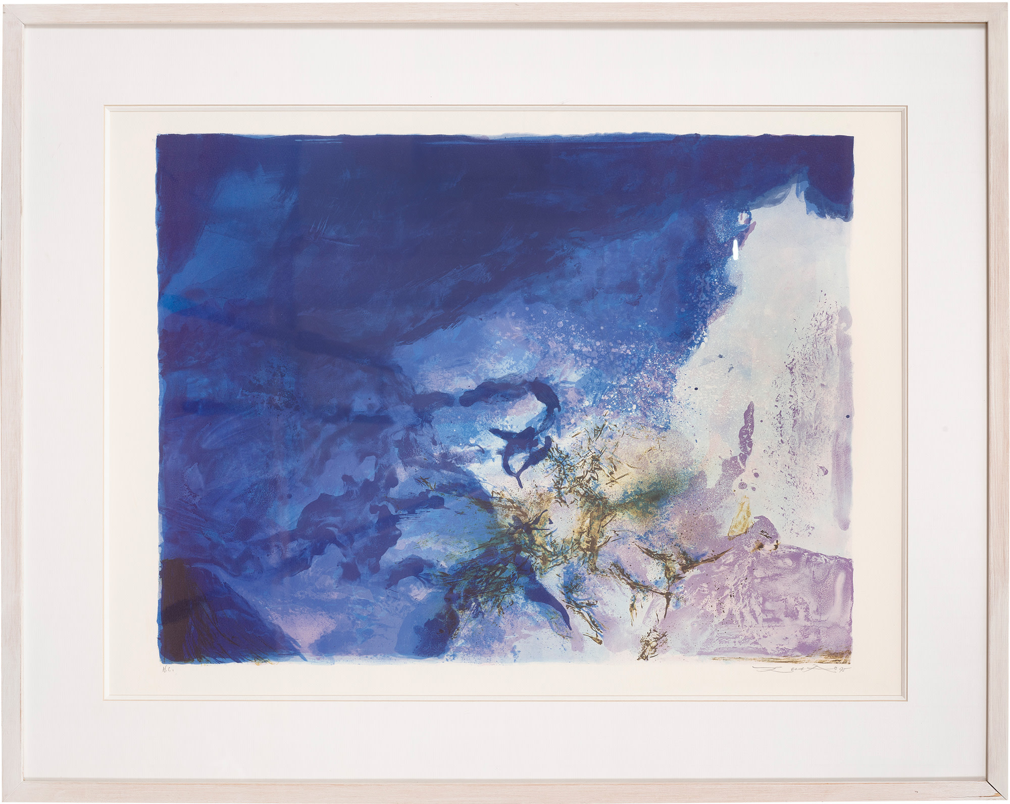 <p><strong>ZAO WOU-KI&nbsp;</strong><em>Untitled (&Aring;. 389),</em>&nbsp;1995</p>
