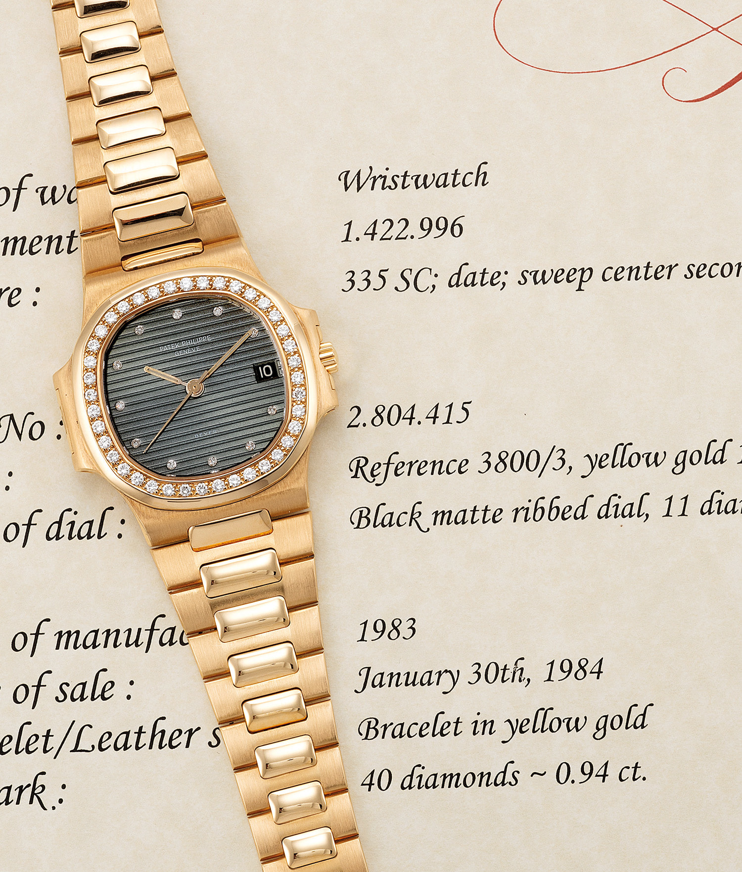 Patek Philippe The Hong Kong Watch Auction: X