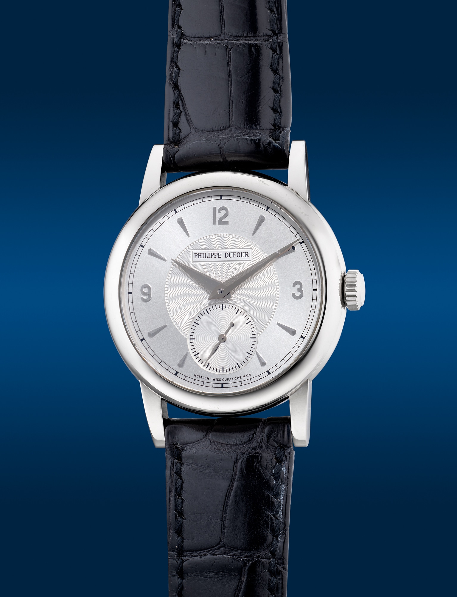 <p><strong>PHILIPPE DUFOUR</strong>, Simplicity in white gold, Circa 2007</p>