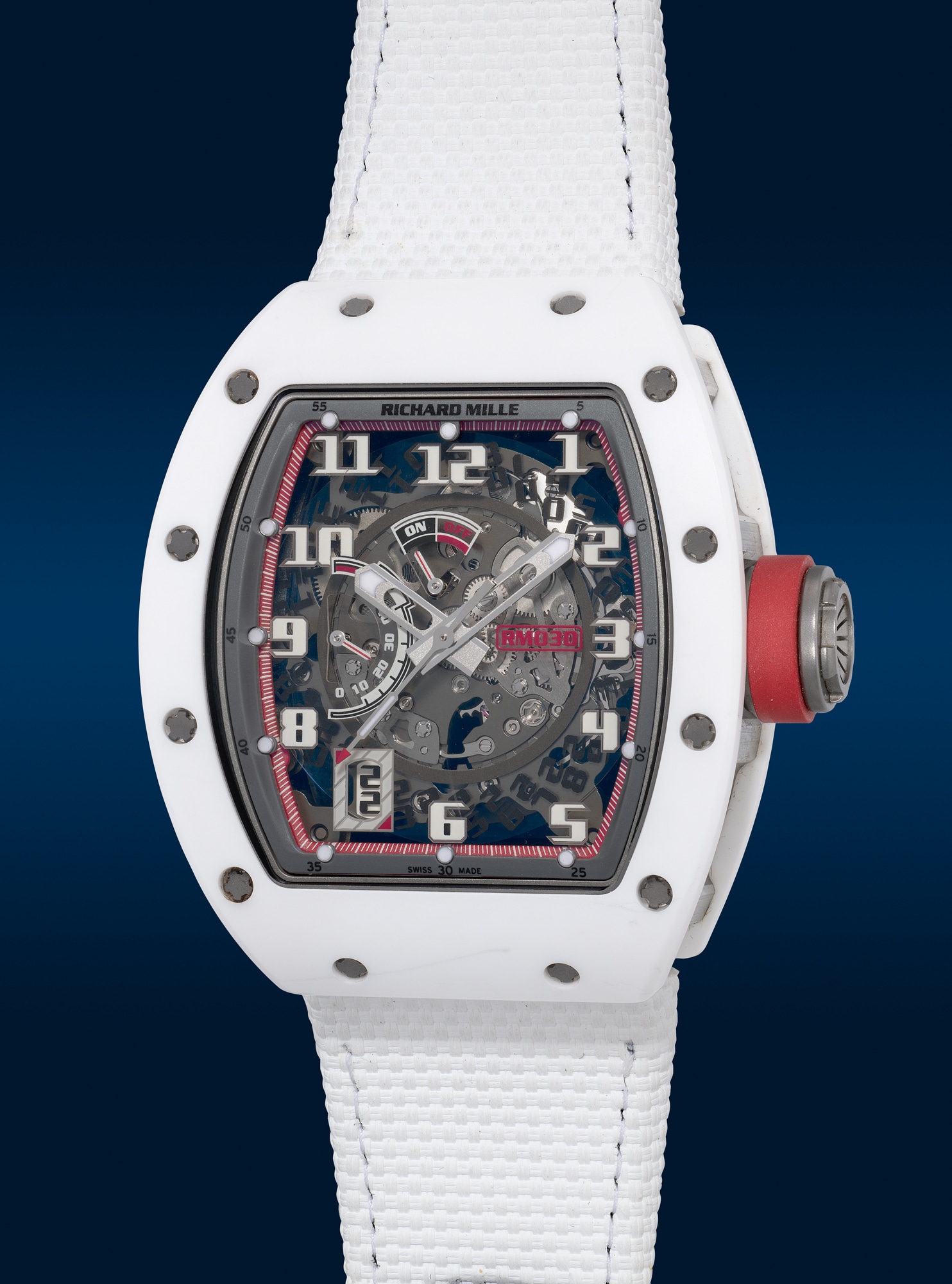 <p><strong>RICHARD MILLE</strong> <em>RM030 &ldquo;Japan Edition&rdquo;, Limited edition of 50 pieces with warranty and presentation box</em>, circa 2017</p>
