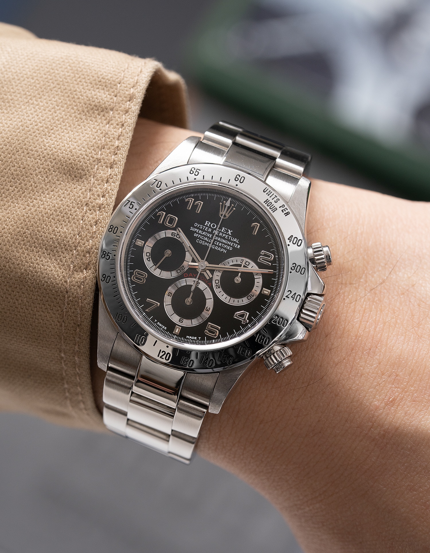 ROLEX 新型現行BOX 5個個HK Rolex Oyster Perpetual - Silver Concentric Arabic Dial