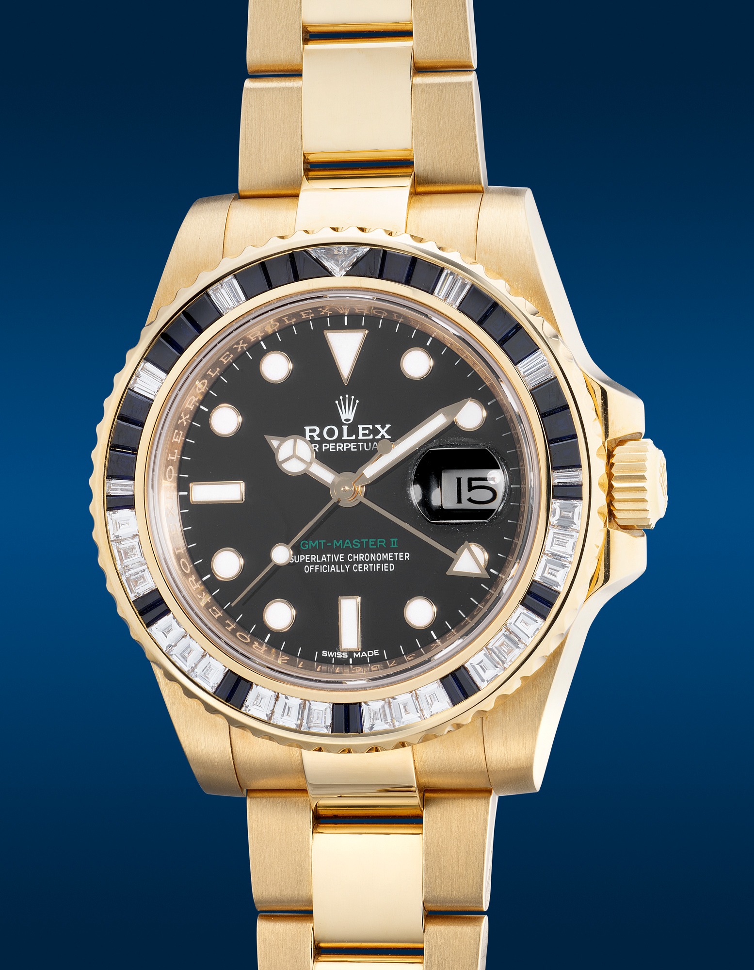 <p><strong>ROLEX</strong>, GMT-Master II ref. 116748SA with presentation box, circa 2010</p>