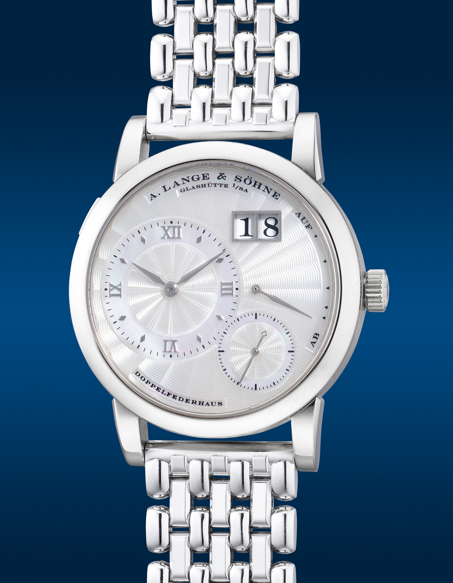 <p><strong>A. LANGE & SÖHNE</strong>, Lange 1 "Soirée", Ref. 110.030 in white gold</p>