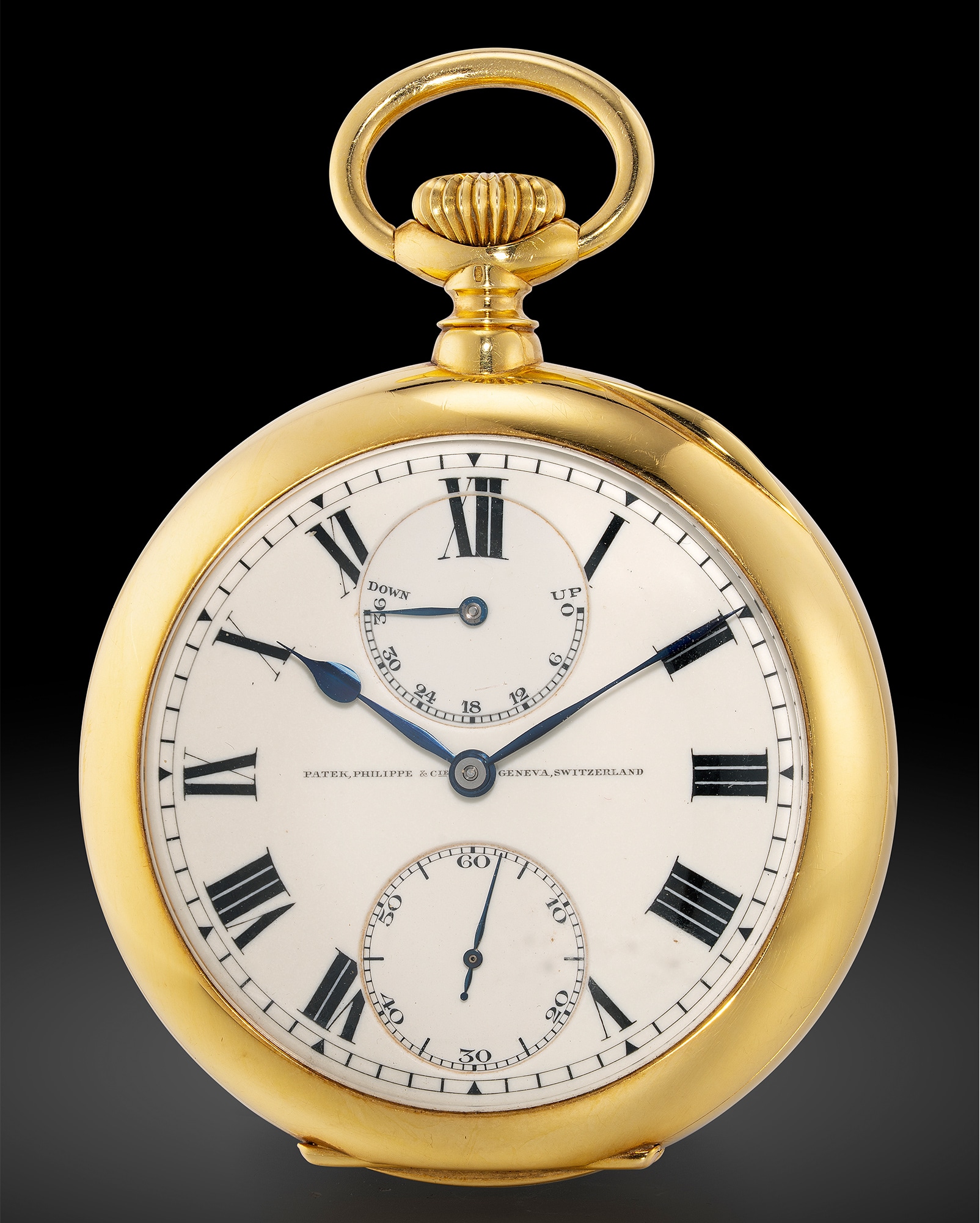 <p><strong>PATEK PHILIPPE</strong> <em>A highly important, one-minute tourbillon pocket watch by James C. Pellaton, awarded First Prize at the Geneva Astronomical Observatory in 1921</em></p>
