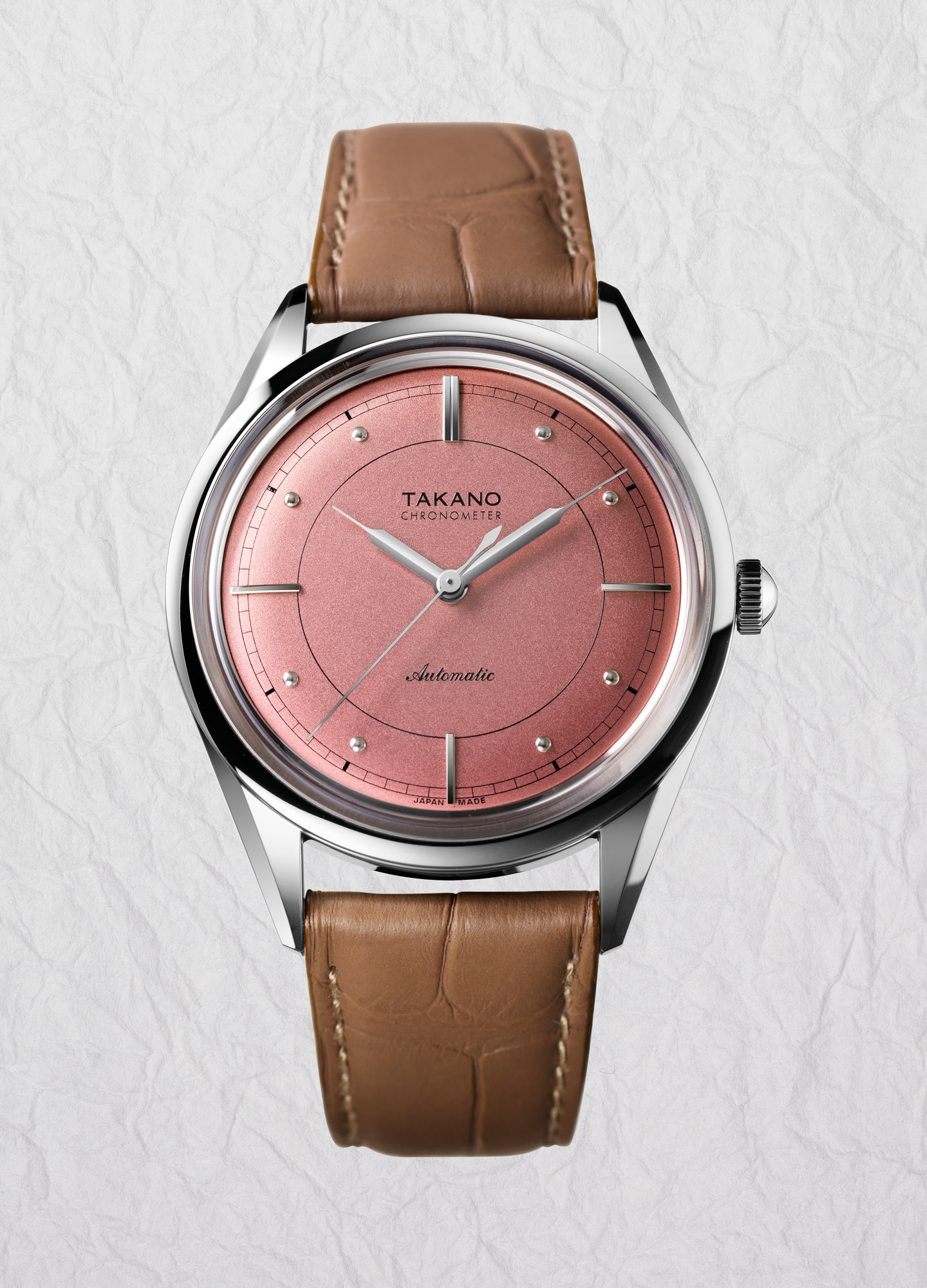 <p><strong>TAKANO</strong> <em>Chateau Nouvel Chronometer “Toki” , unique piece in stainless steel</em></p>