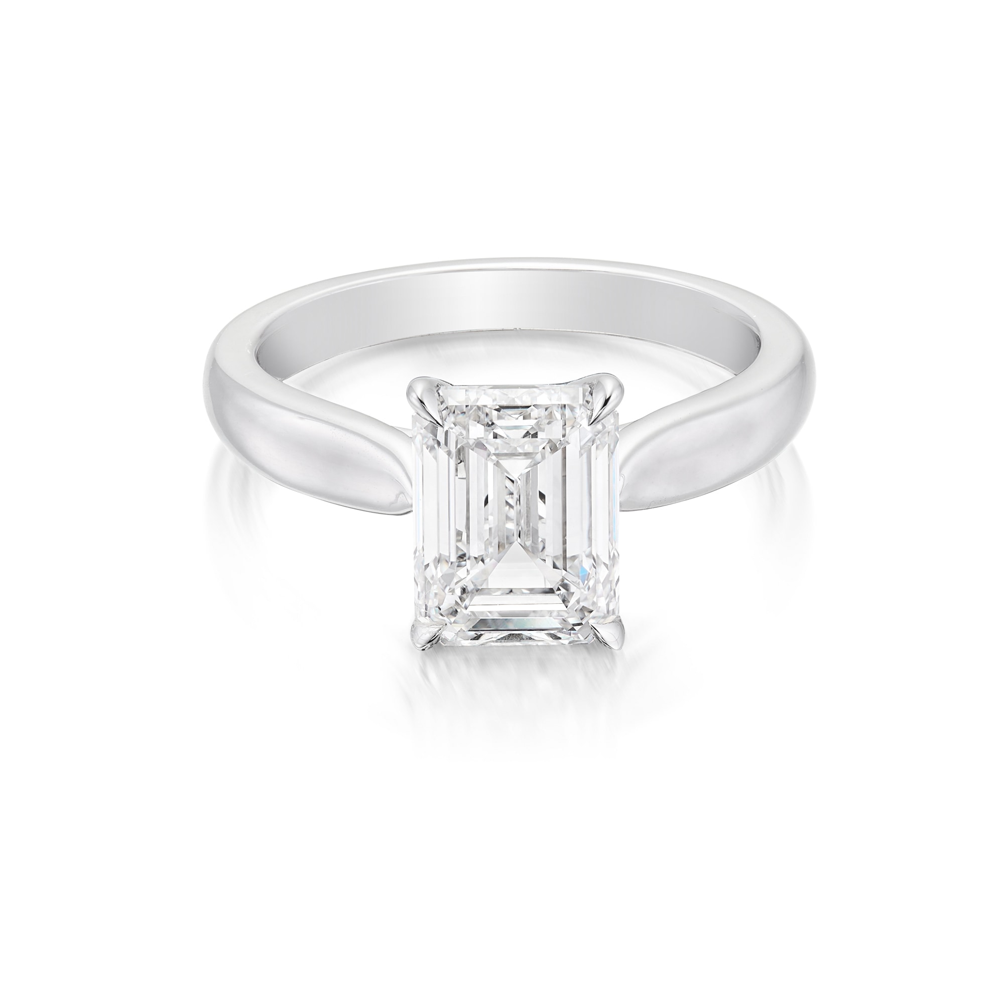 <p>A 3.03 carats D/IF Diamond Ring</p>