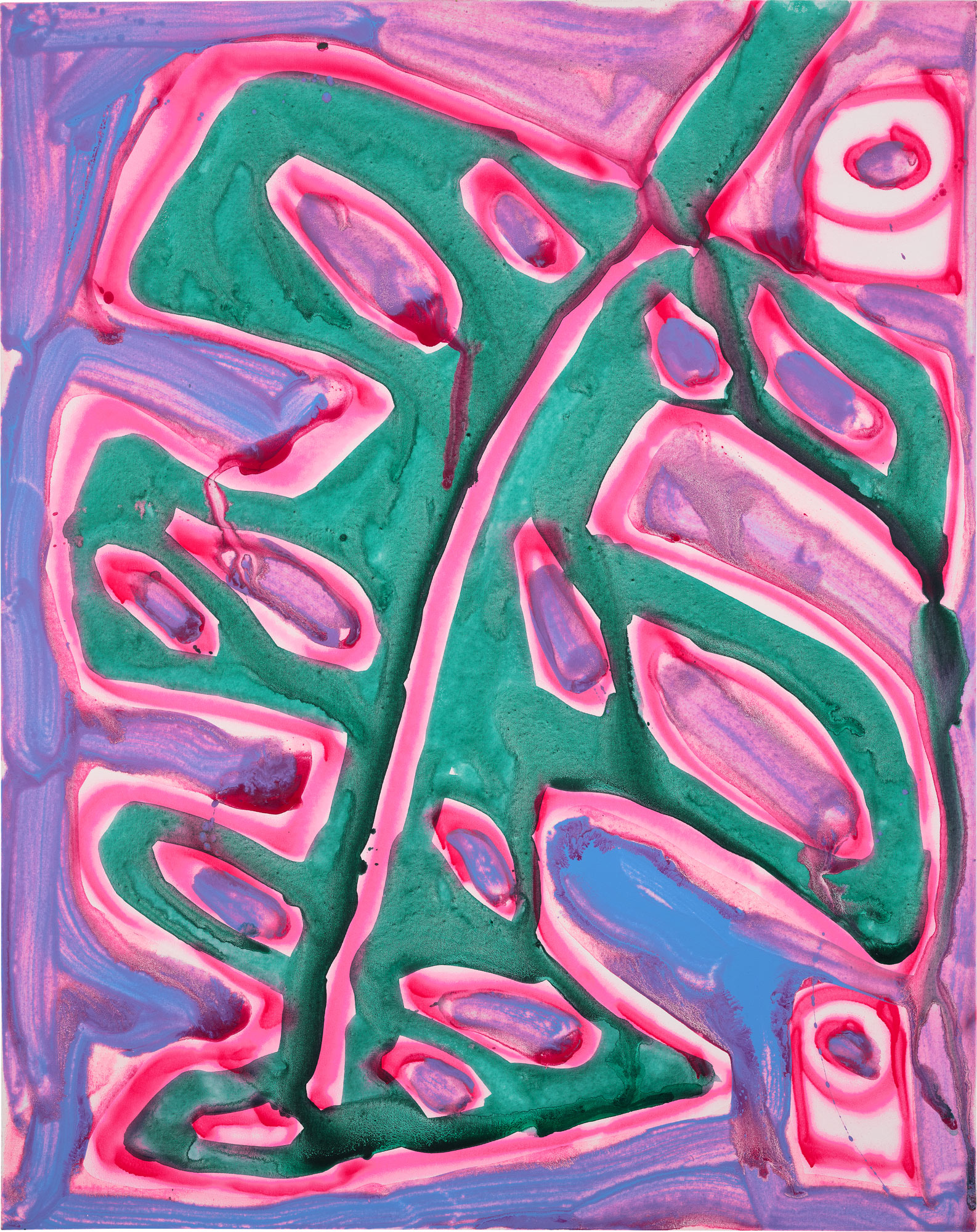 <p><strong>KATHERINE BERNHARDT</strong> <em>Giant Philodendron with Toilet Paper</em>, 2016</p>