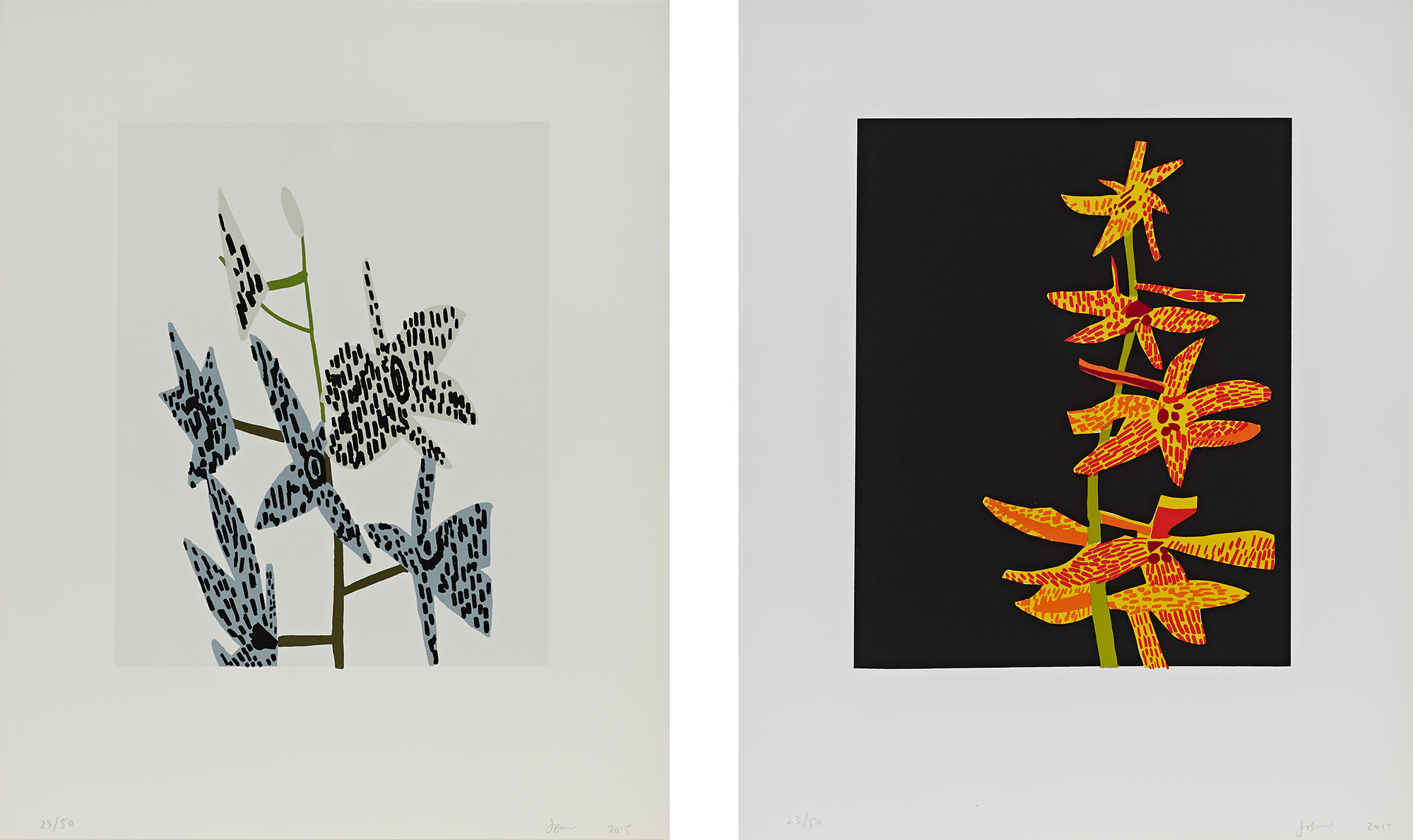 <p><strong>JONAS WOOD</strong> <em>Two Works: (i) Untitled; (ii) Untitled, </em>2015</p>