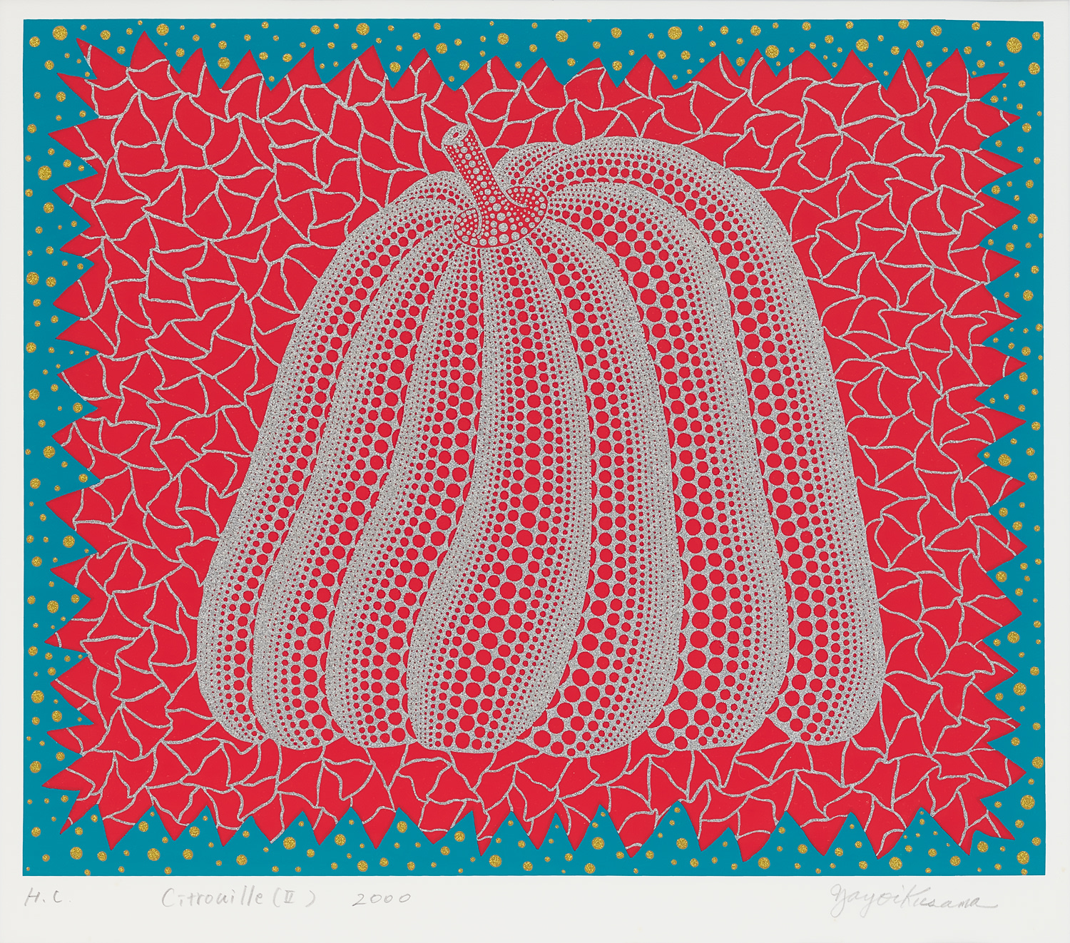 <p><strong>YAYOI KUSAMA</strong><em>&nbsp;Citrouille (II)</em>, 2000</p>
