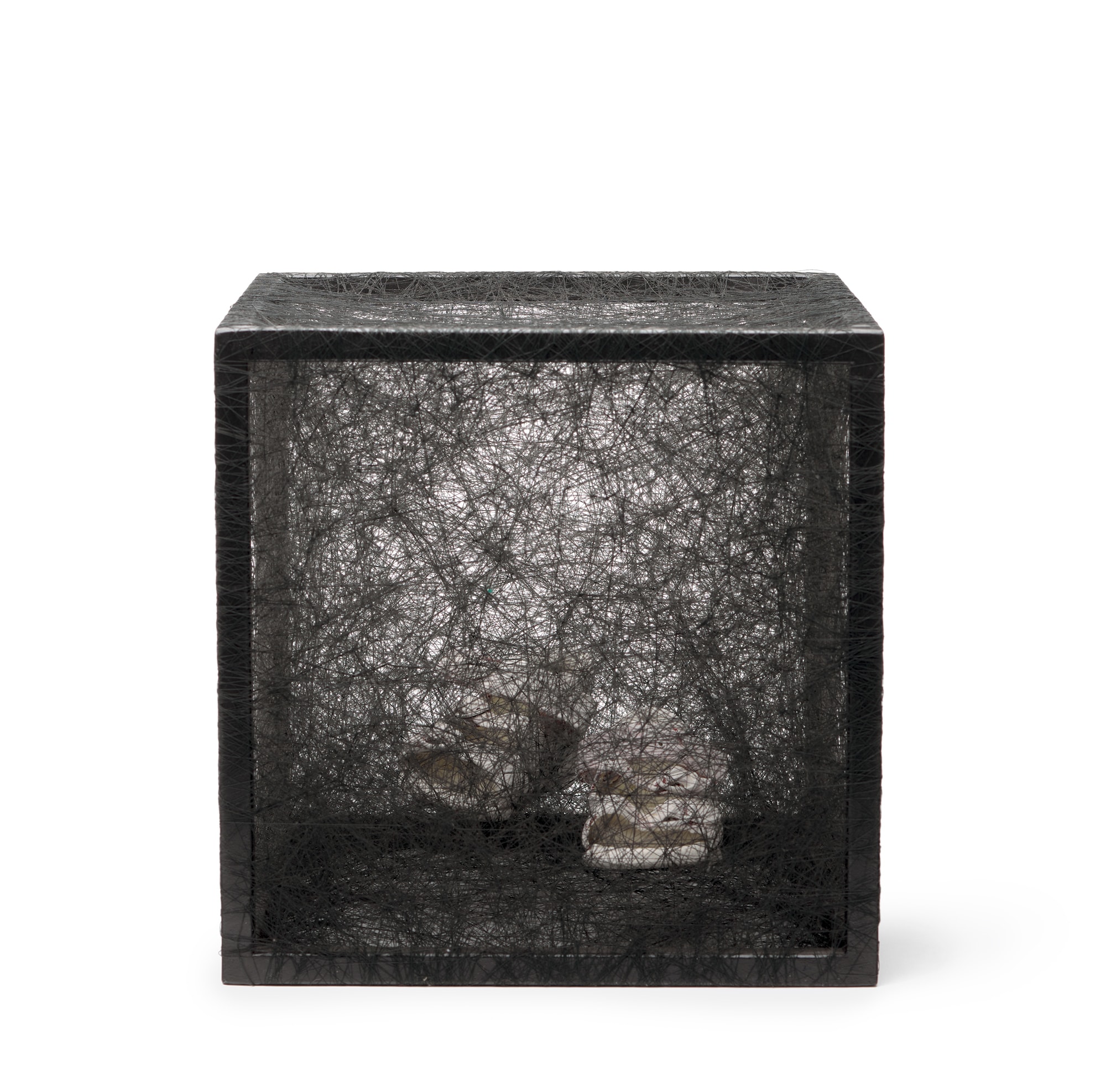 <p><strong>CHIHARU SHIOTA</strong> <em>State of Being (Children&#39;s Shoes)</em>, 2012</p>
