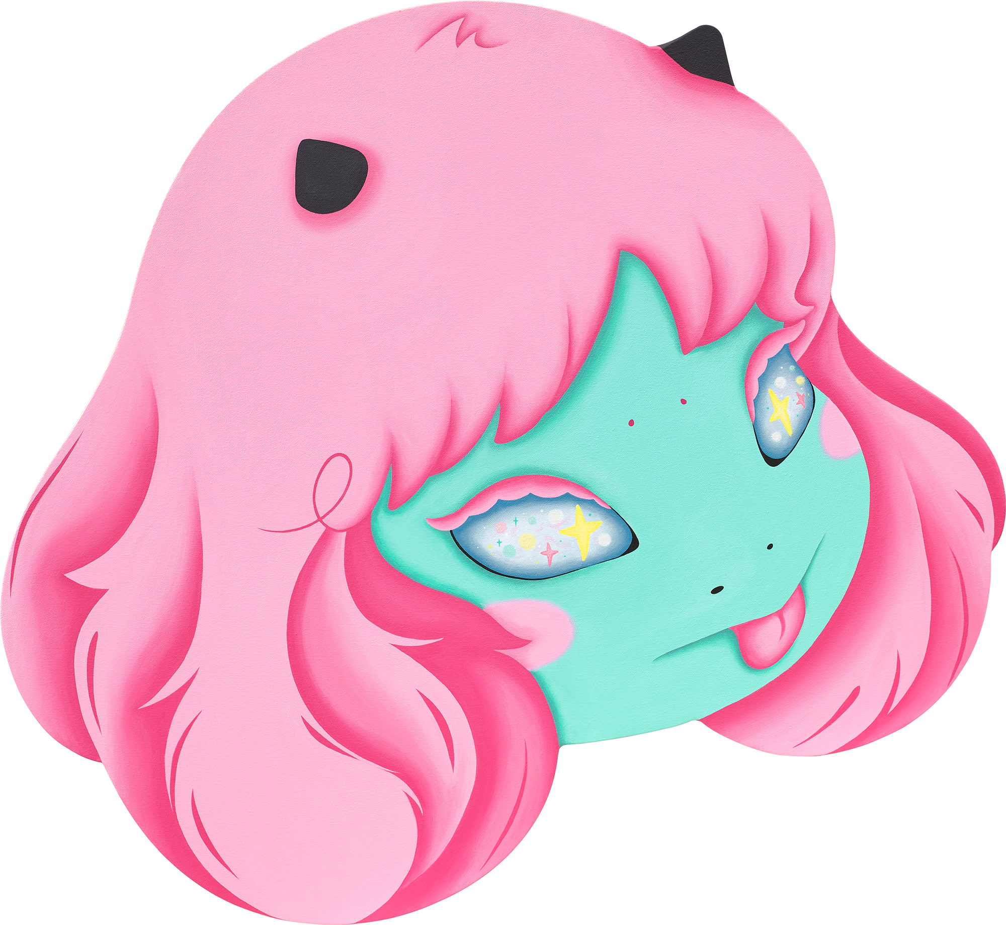 <p><strong>OKOKUME</strong> <em>Cosmic Girl Head</em>, 2018</p>
