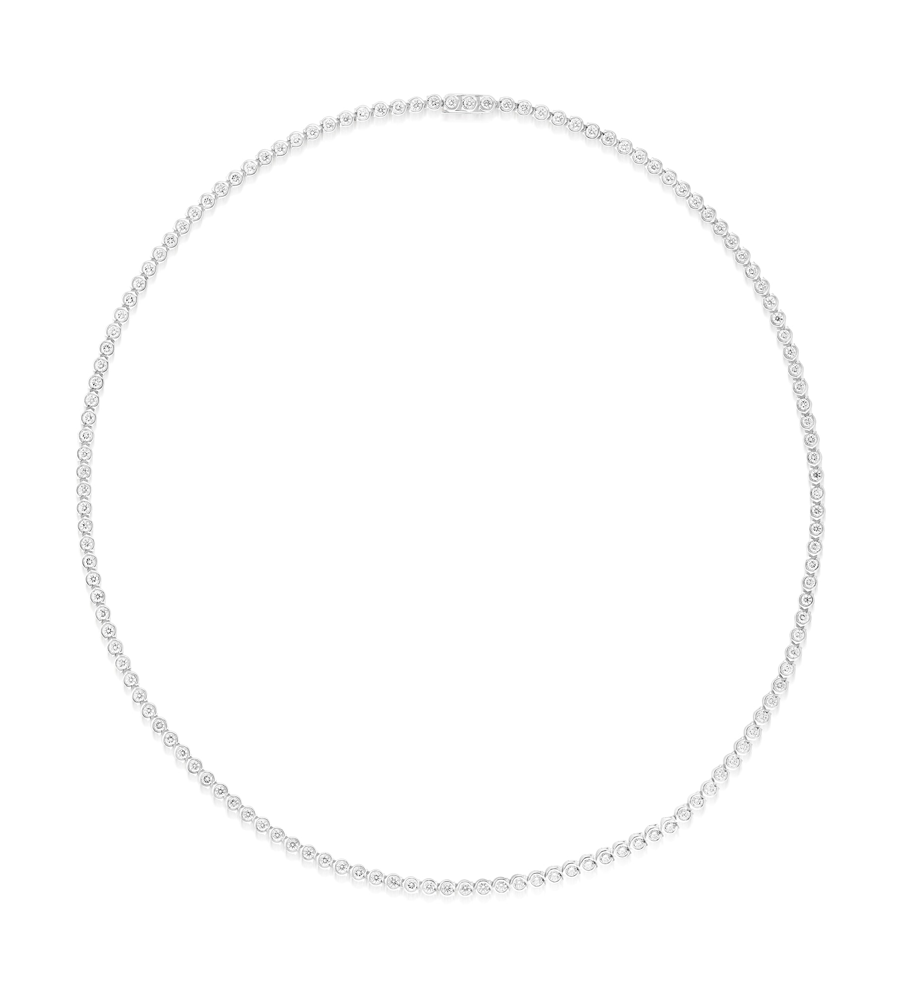 <p><strong>CARTIER</strong> A Diamond Necklace</p>