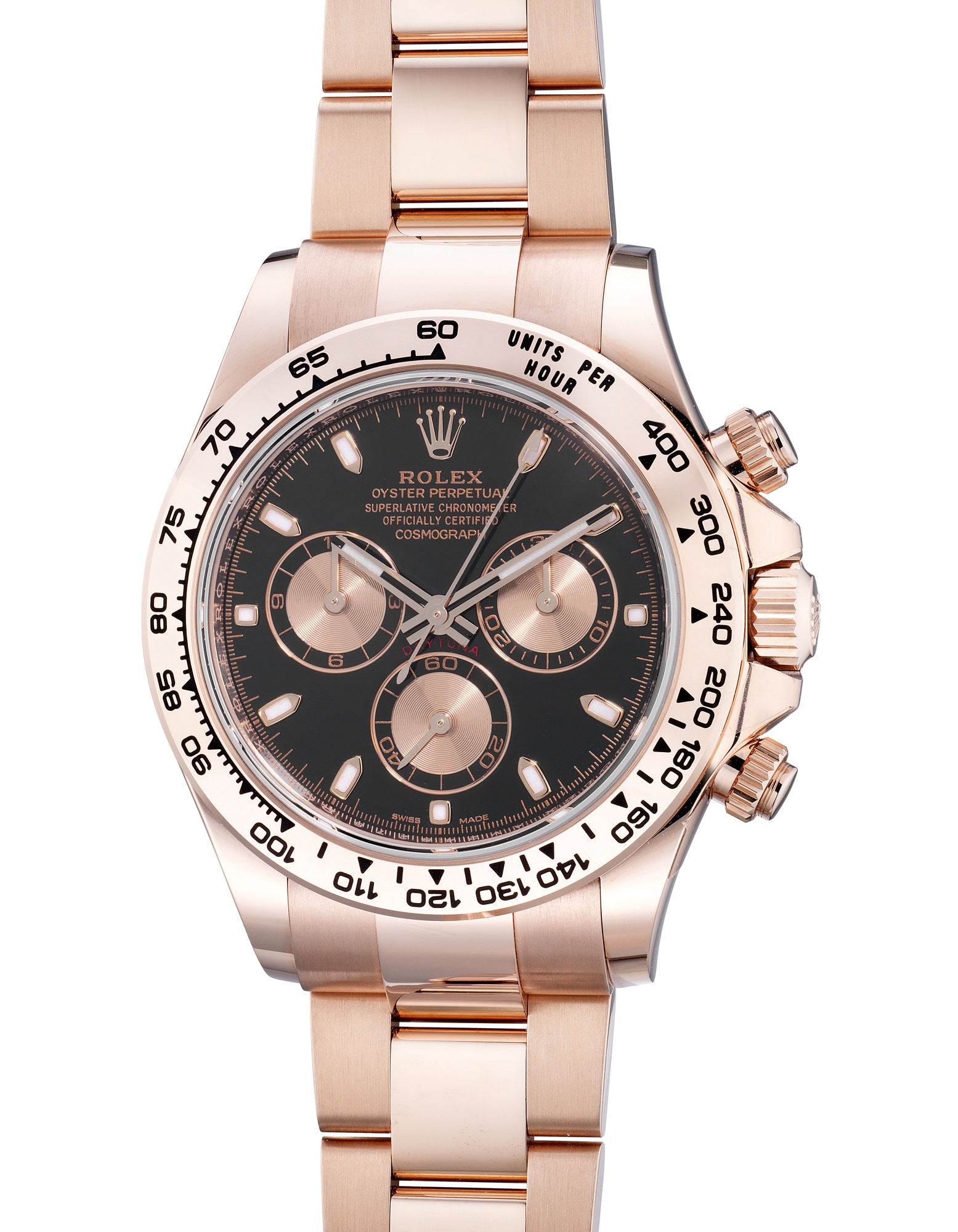 <p><strong>ROLEX</strong>, Cosmograph Daytona, Ref. 116505 in pink gold with guarantee and presentation box, circa 2021</p>