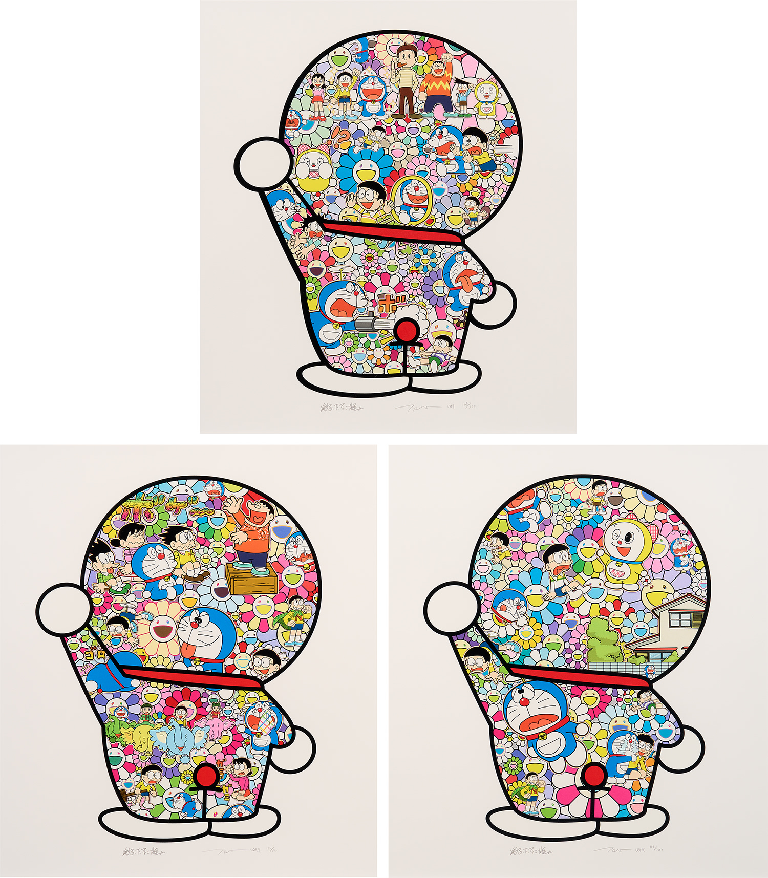 絵画 FUTURA2000 // 5PAC OFFICER SERIES X 5 futura2000 laboratories TEXT MESSENGERS 5PAC OFFICER SERIES