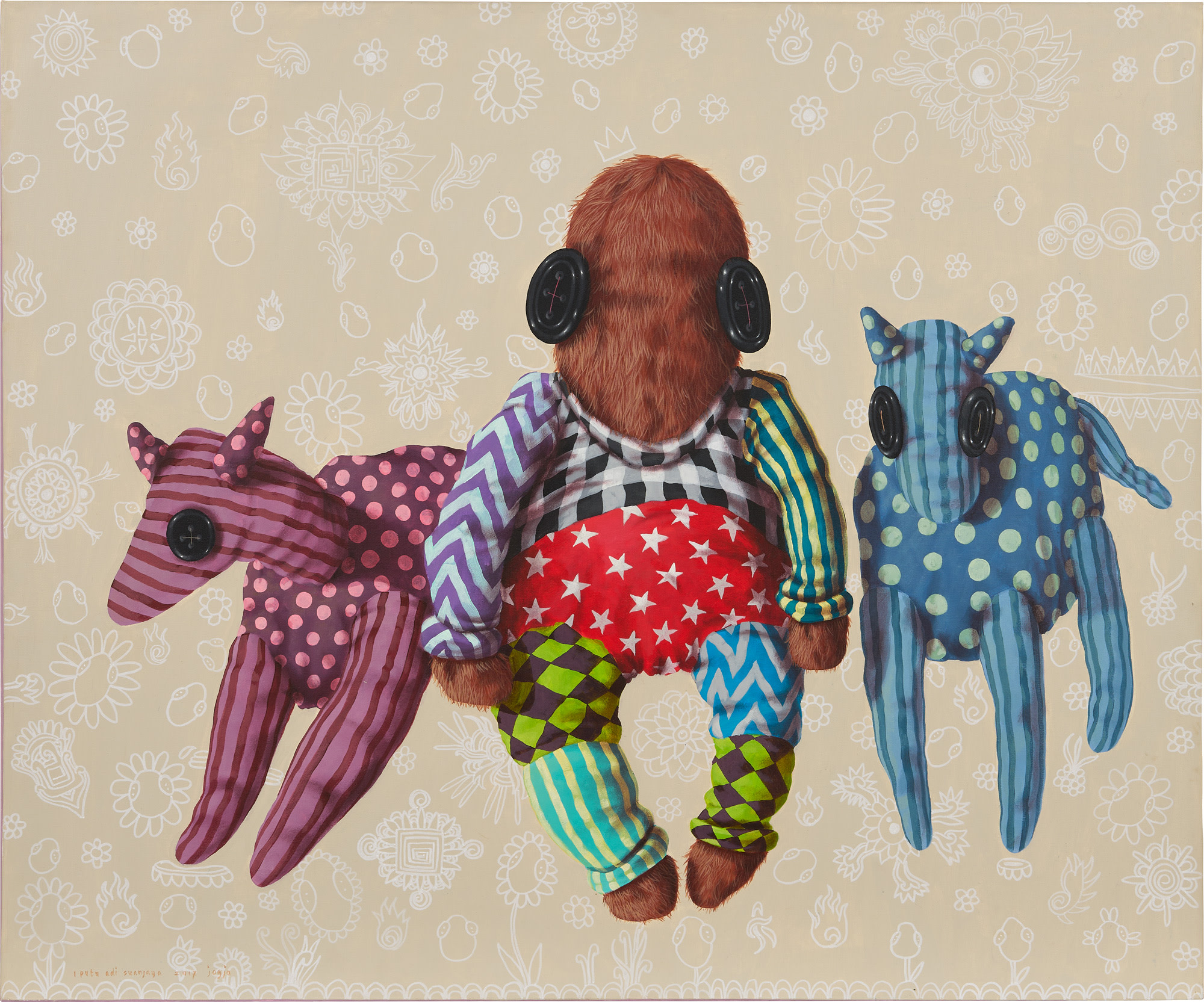 <p><strong>SUANJAYA KENCUT </strong><em>Two Bodyguards</em>, 2017</p>