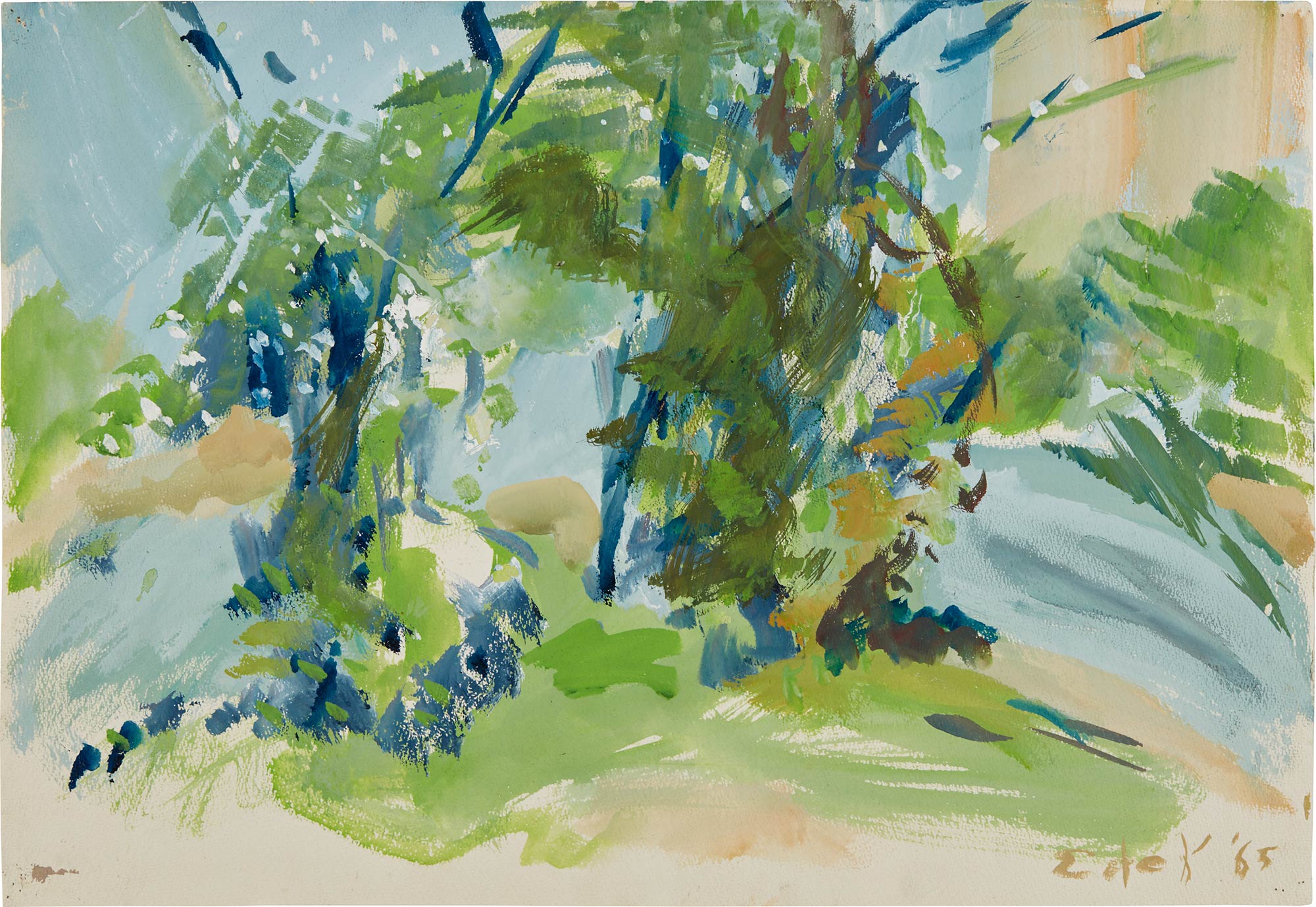 <b>ELAINE DE KOONING</b><i> Spring</i>, 1965