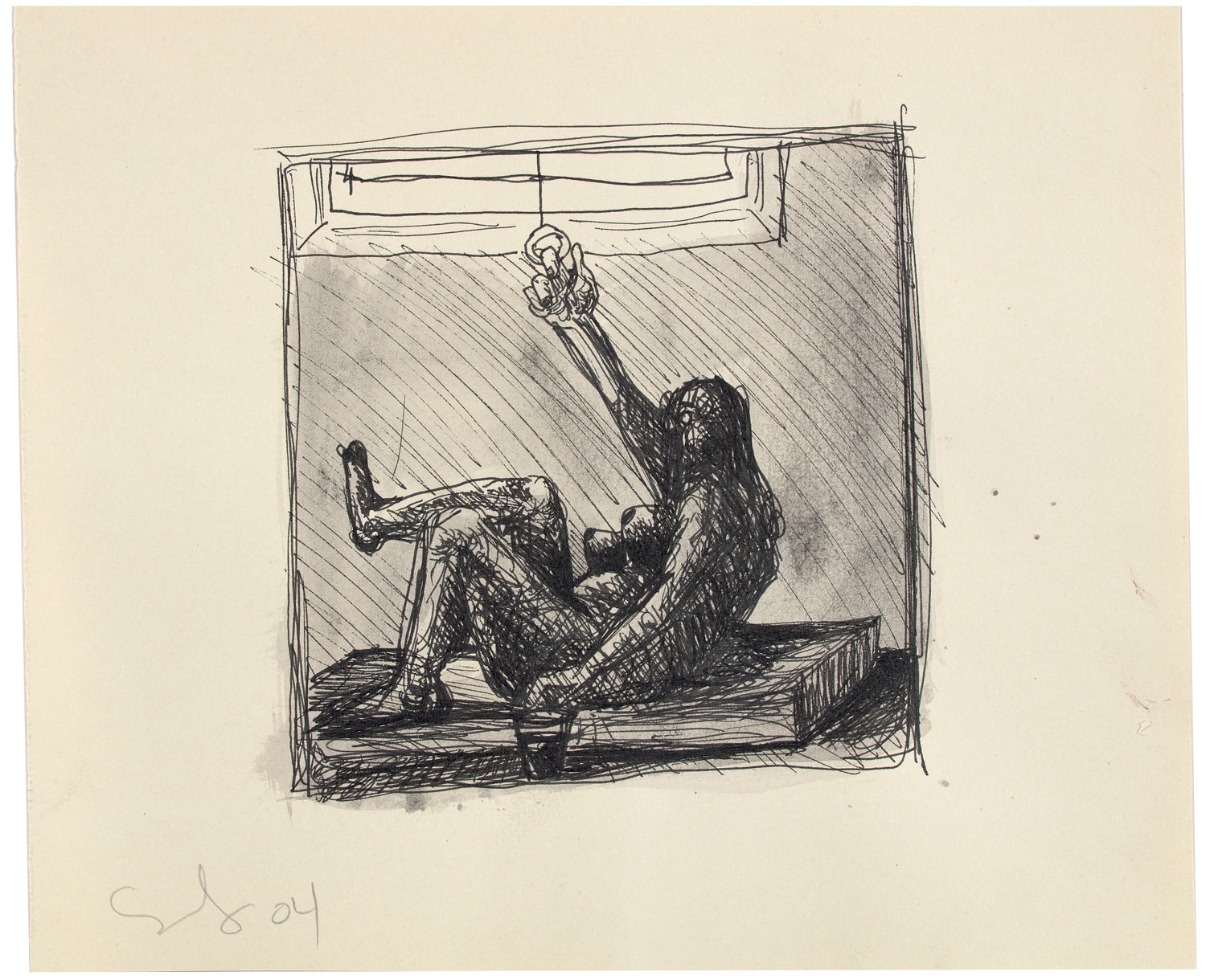 <p><strong>GEORGE CONDO</strong>&nbsp;<em>Orgy Study (III)</em>, 2004</p>
