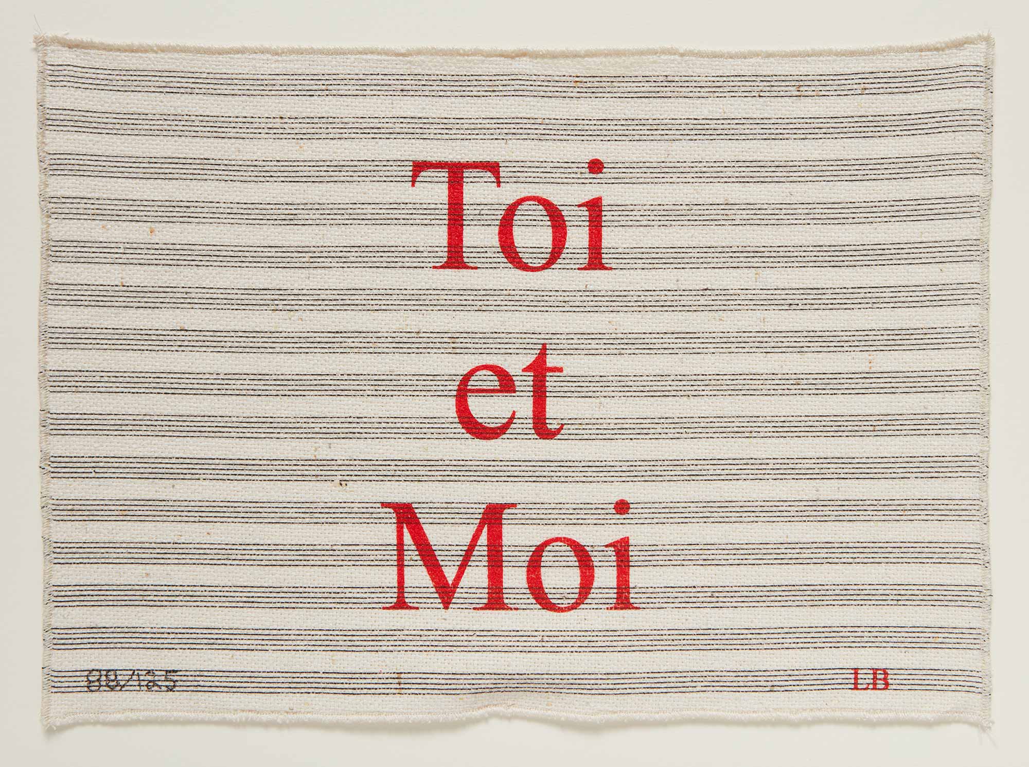 <b>LOUISE BOURGEOIS<i> </i></b><i>Toi et Moi</i>, 2006