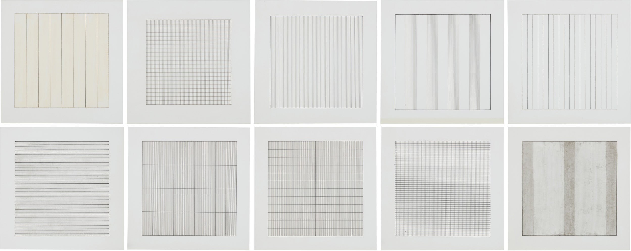 【AGNES MARTIN】 Agnes Martin Artsy x Phillips: Wrapped/Unwrapped