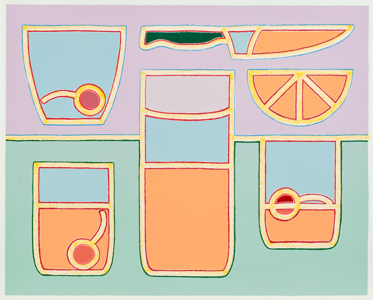 <p><strong>HOLLY COULIS</strong> <em>Grapefruit Juice with Cherries</em>, 2019 this work is number 9 from an edition of 25&nbsp;</p>
