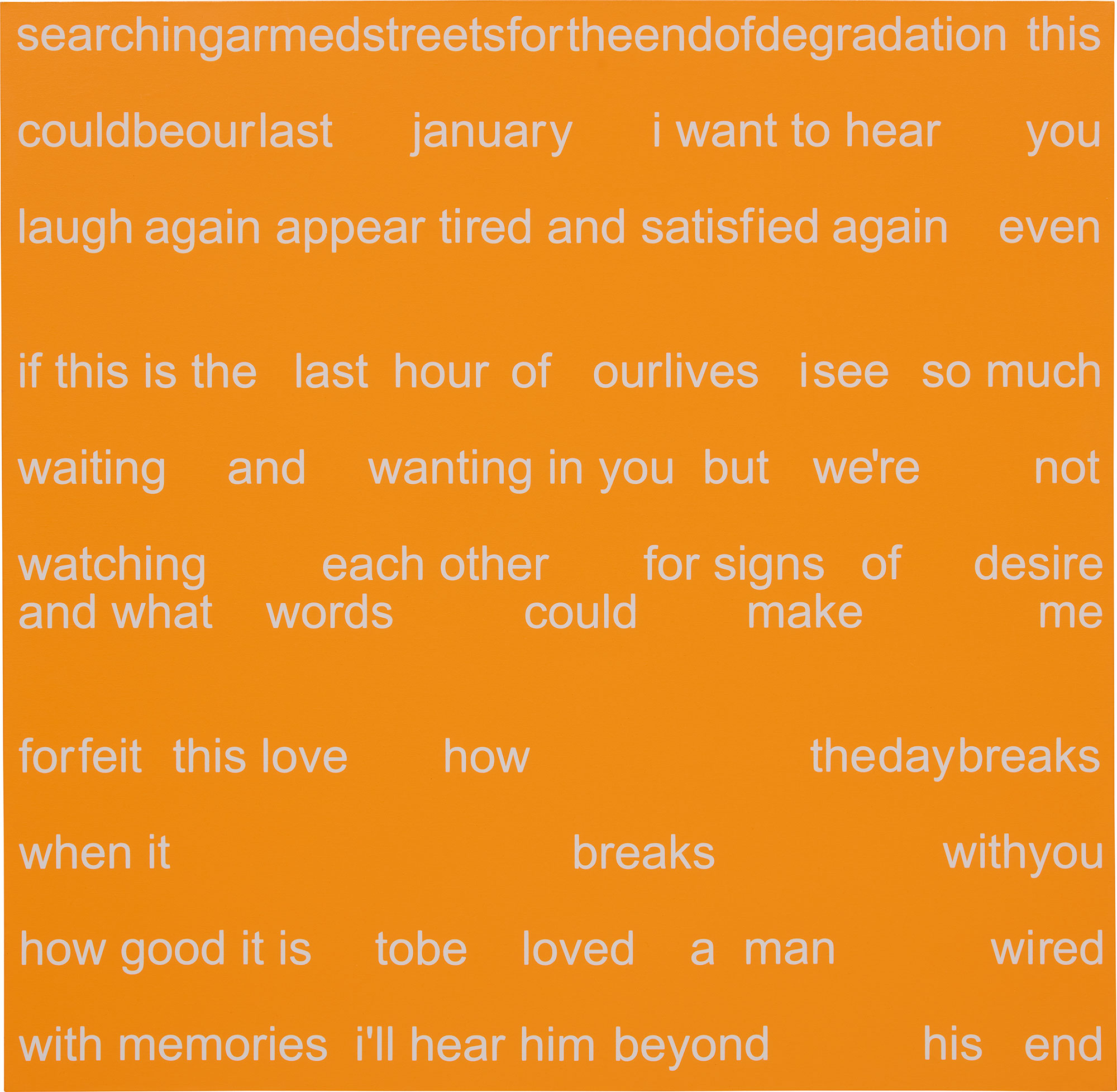 <b>ADAM PENDLETON </b><i>Searching Armed Streets</i>, 2004