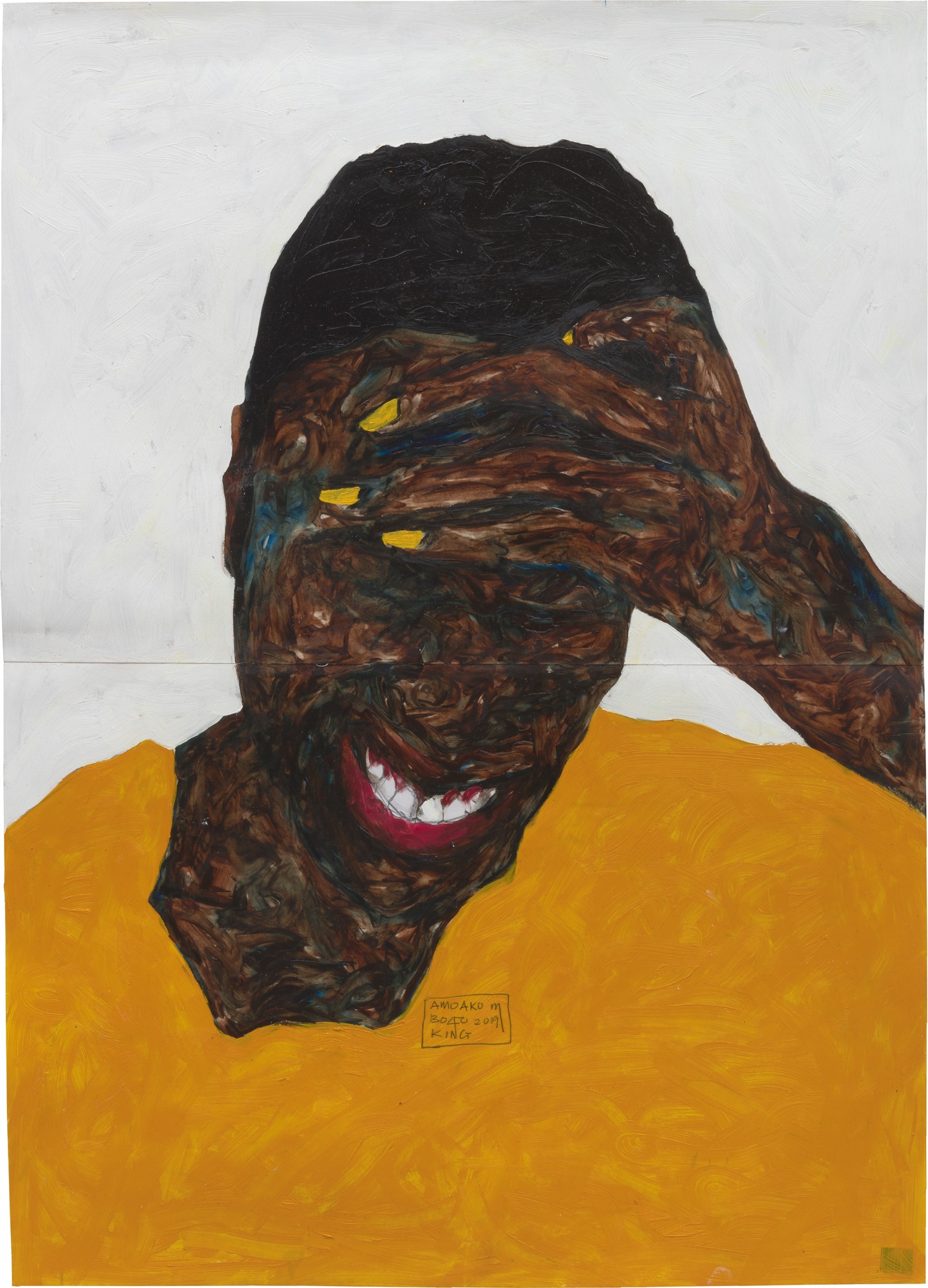 <p><strong>AMOAKO BOAFO</strong><em> Cobinnah with Yellow Nails</em>, 2019</p>
