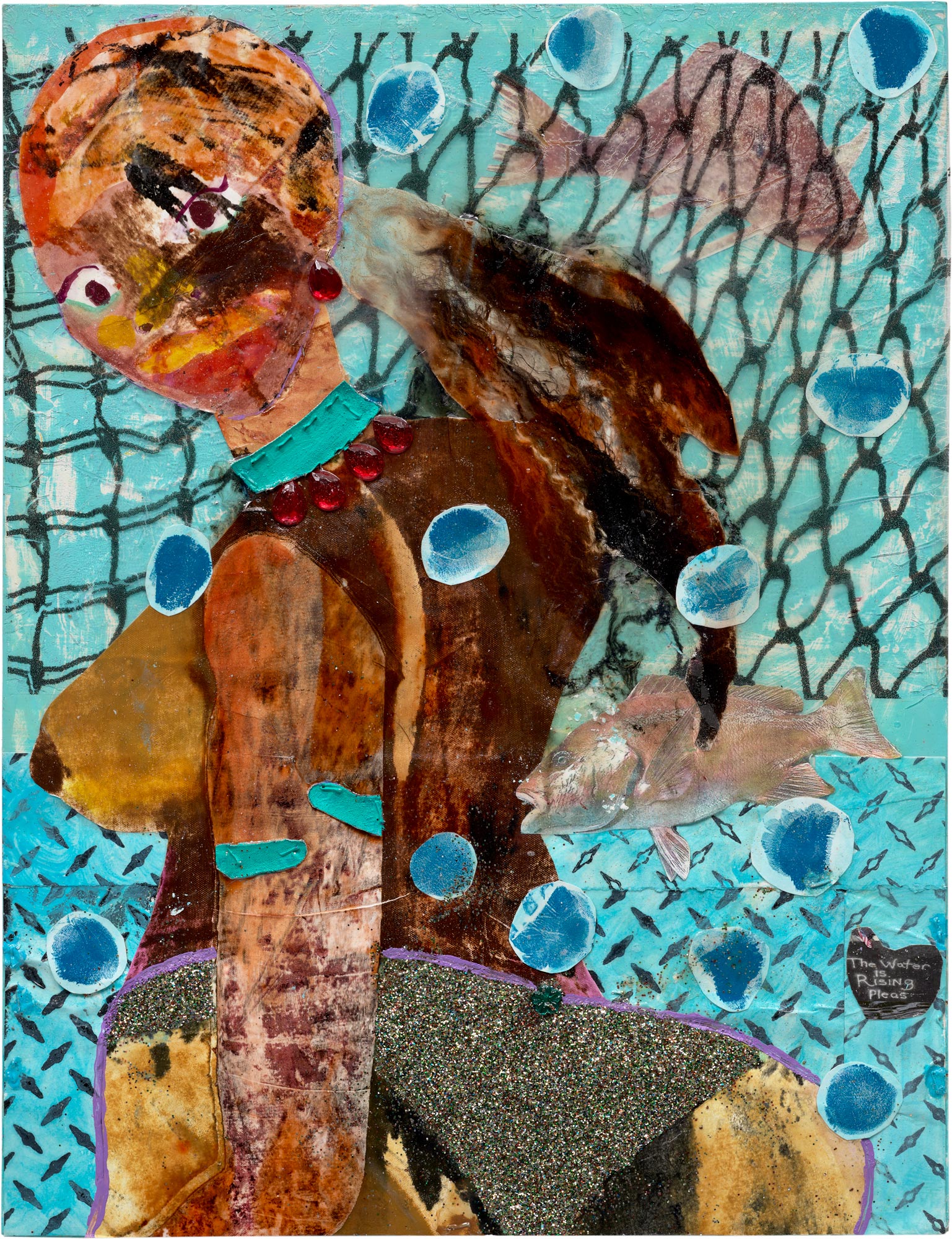<p><strong>TSCHABALALA SELF</strong> <em>Aqua Babe</em>, 2014</p>