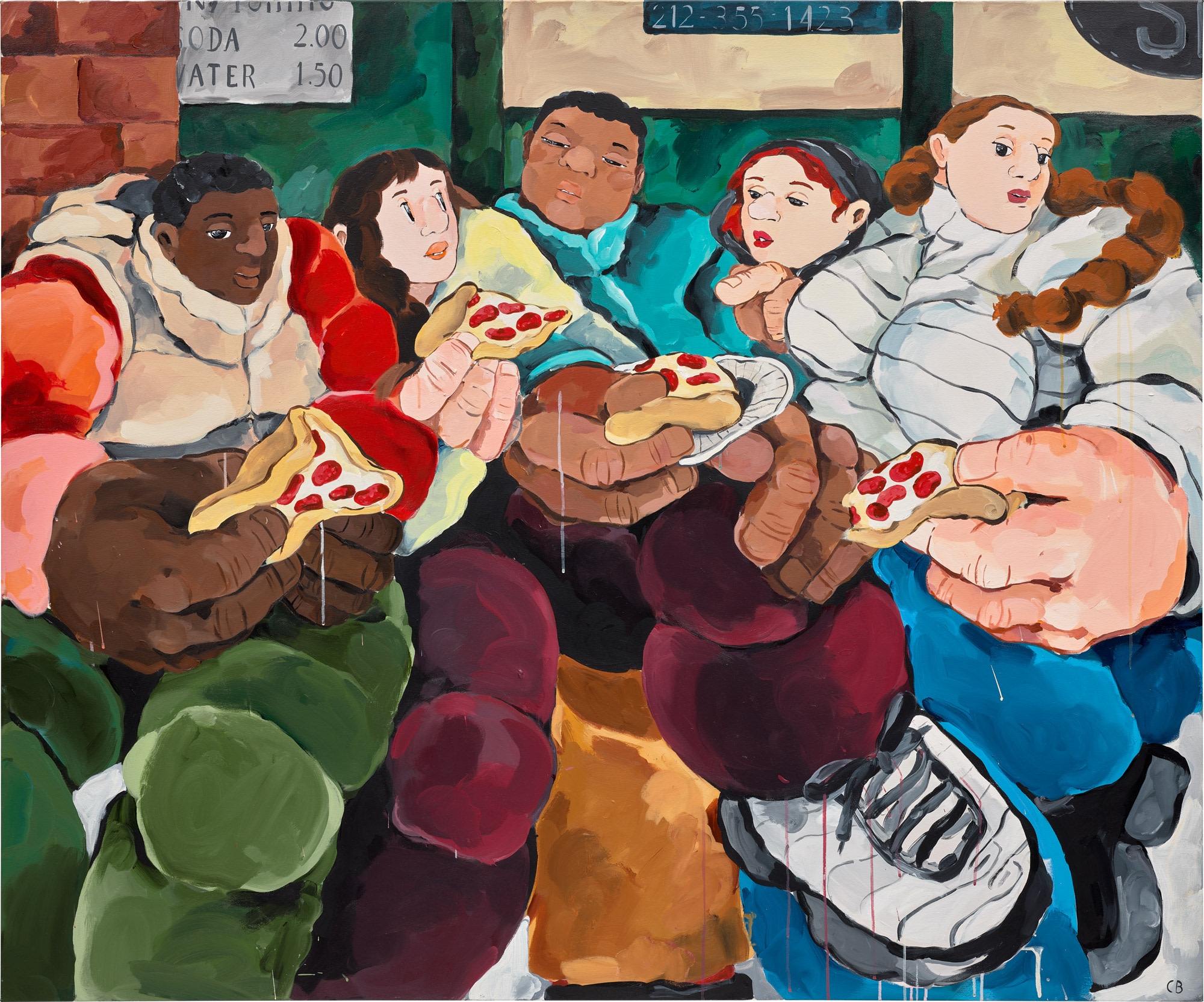 <p><strong>CRISTINA BANBAN</strong> <em>Extra Cheese Before a Long Night Out</em>, 2018</p>