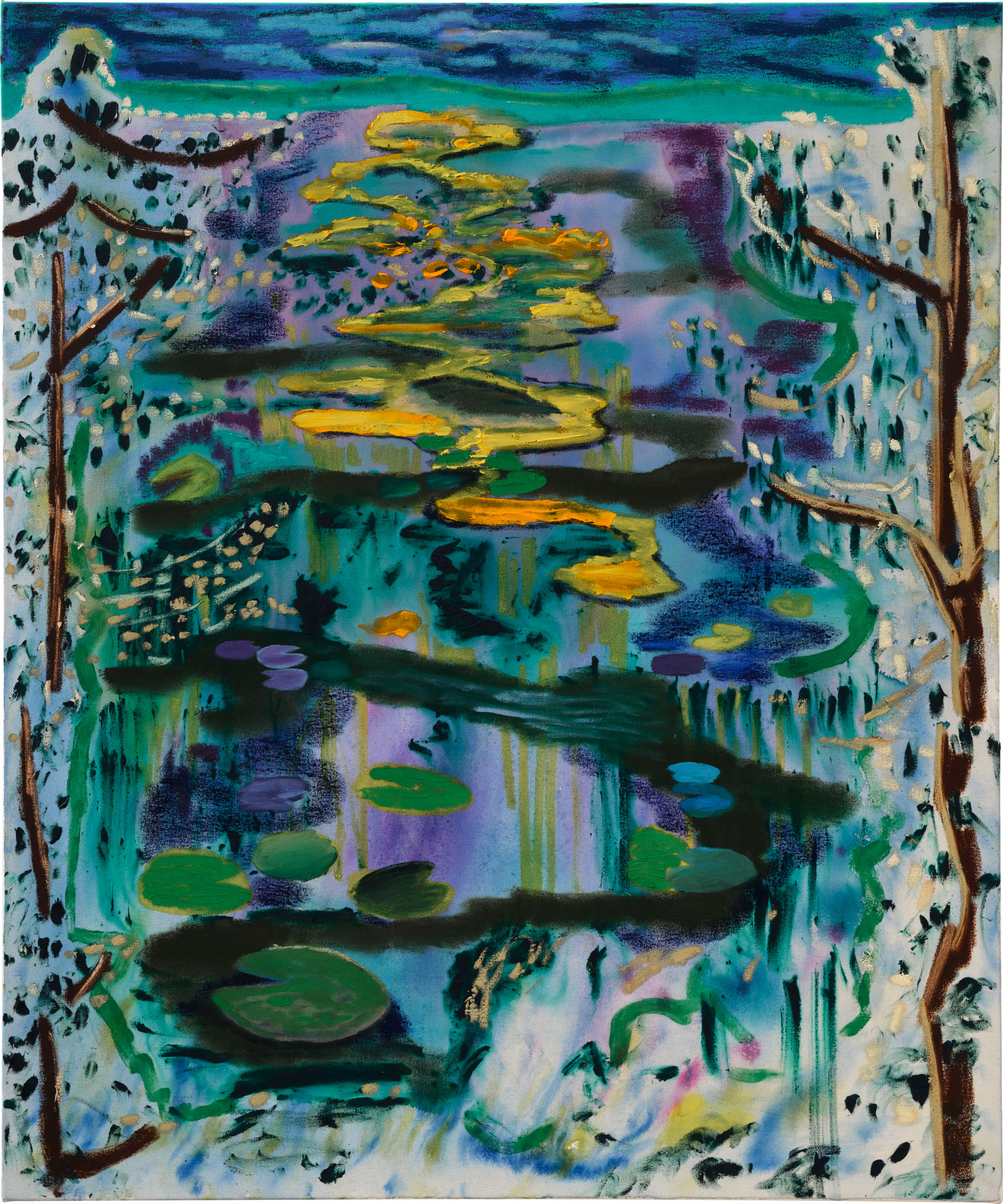 <p><strong>SHARA HUGHES</strong> <em>Lillypad Palace, </em> 2016</p>