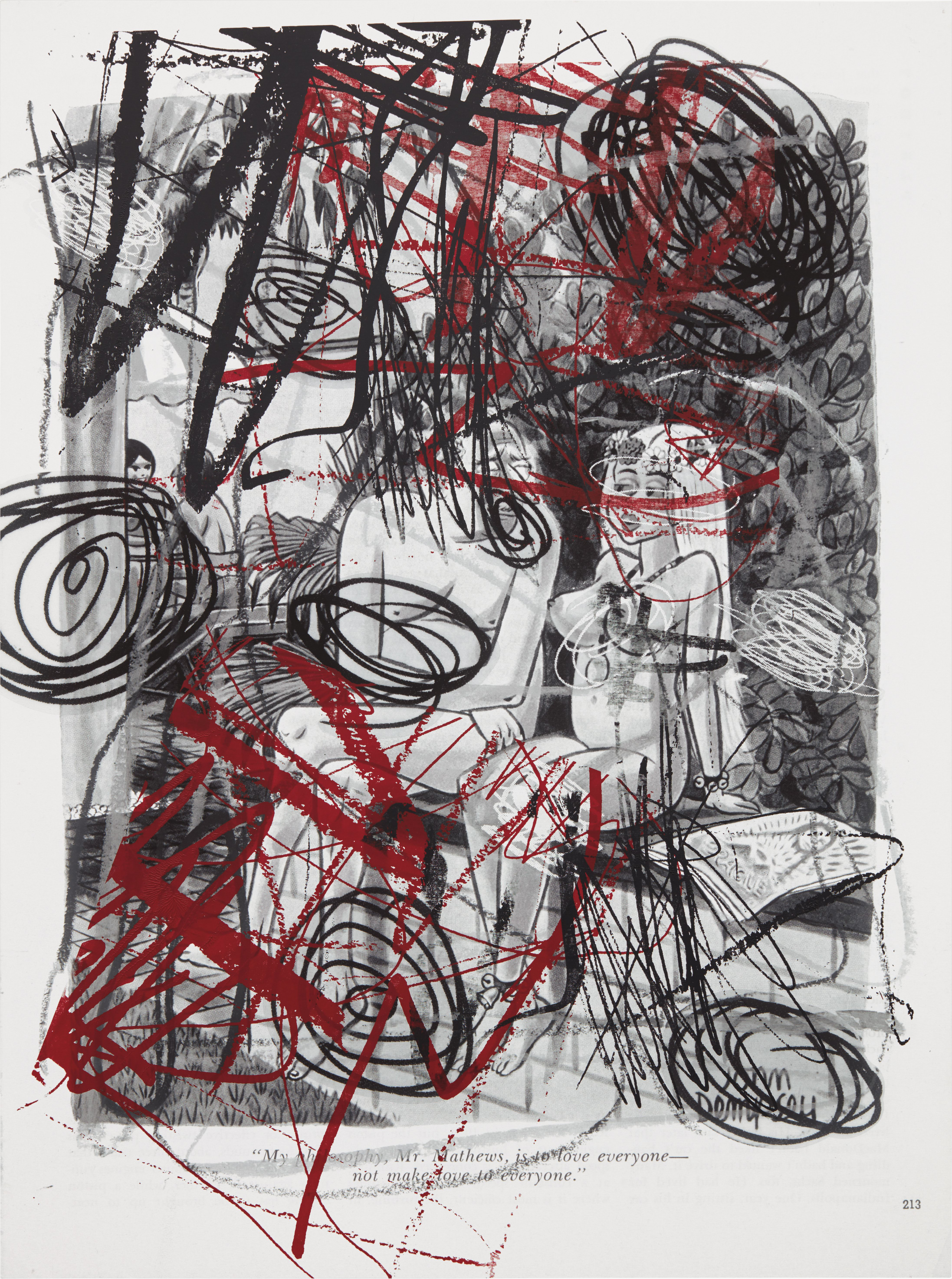 <b>RICHARD PRINCE</b> <i>Untitled (cartoon)</i>, 2015