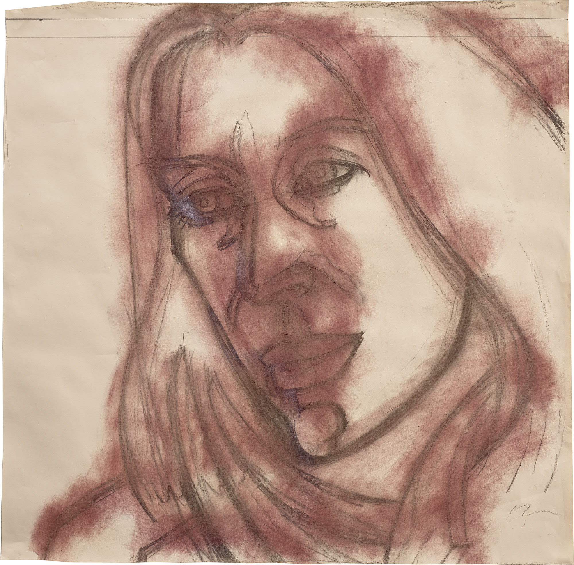 <p>ALEX KATZ <em>Untitled (Ada), </em>1995</p>