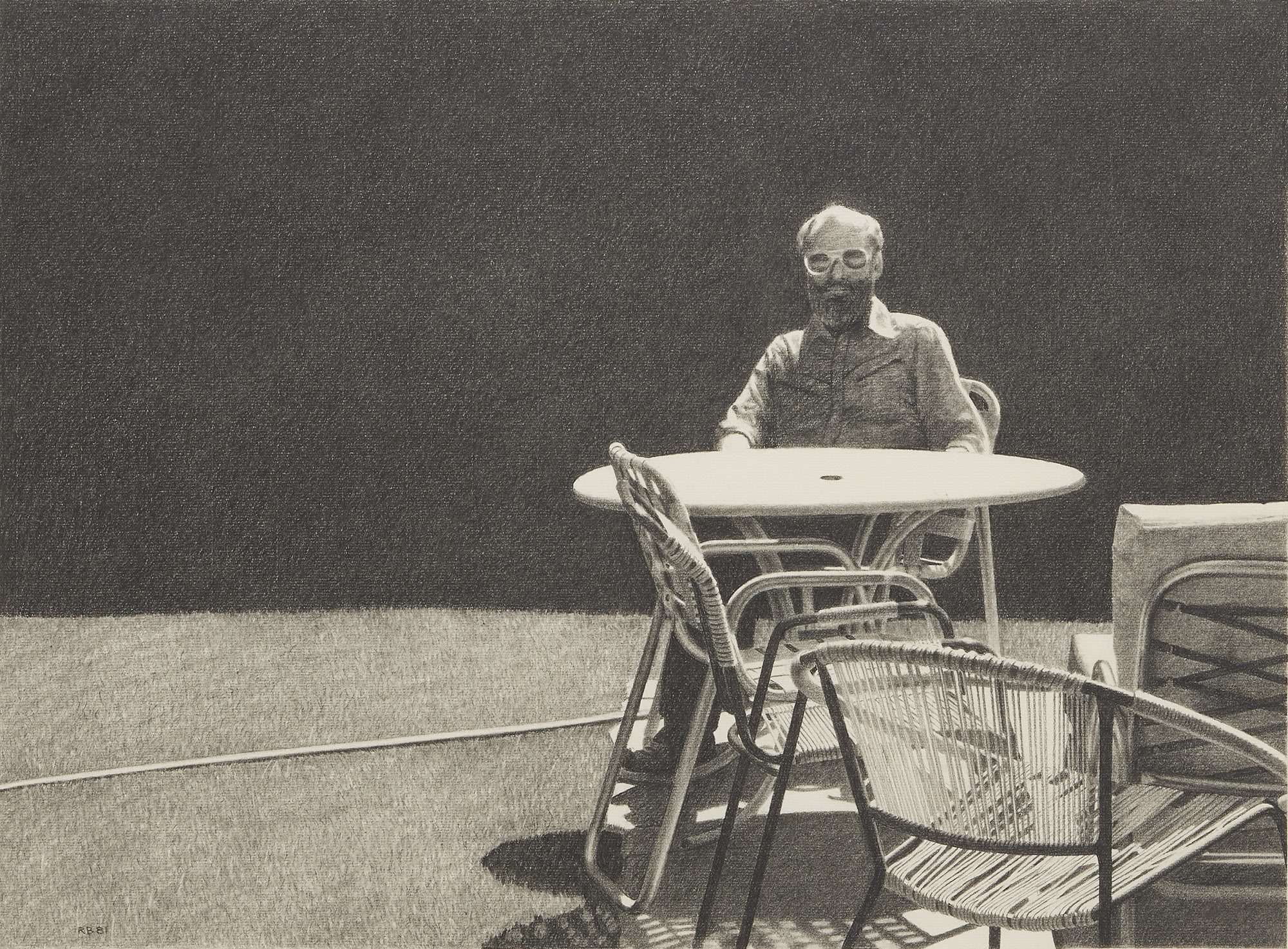 <p><strong>ROBERT BECHTLE</strong> <em>Santa Barbara Patio II,</em> 1981</p>
