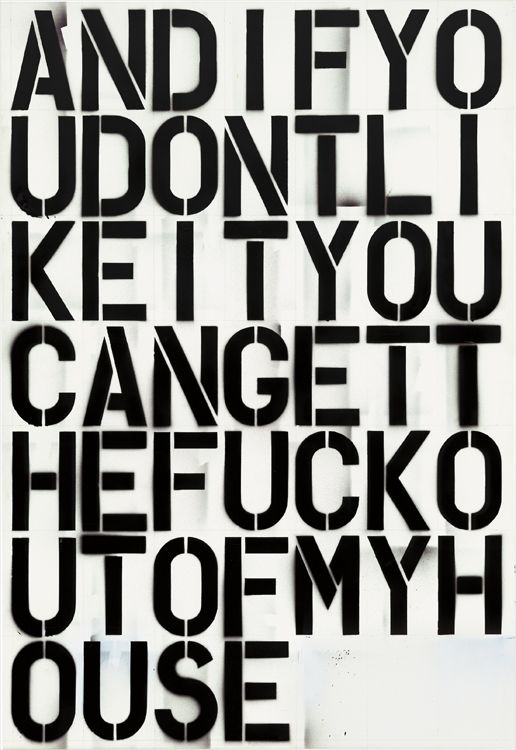 <b>CHRISTOPHER WOOL</b> <i>And If</i>, 1992