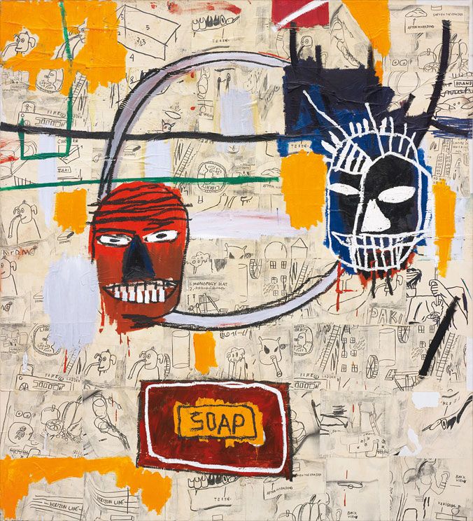 <b>JEAN-MICHEL BASQUIAT</b> <i>Untitled (Soap)</i>, 1983-84