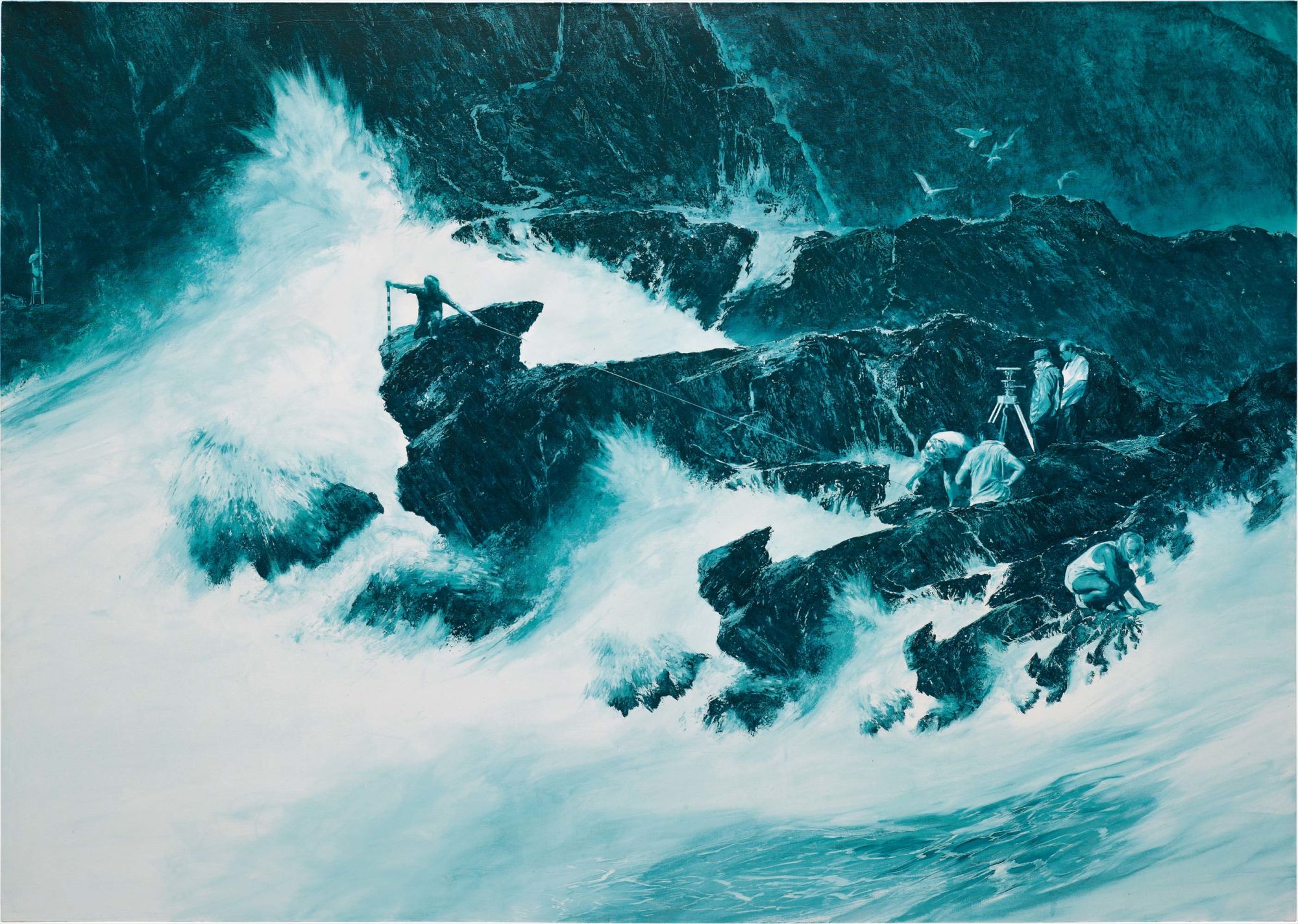<b>MARK TANSEY</b> <i>Coastline Measure</i>, 1987