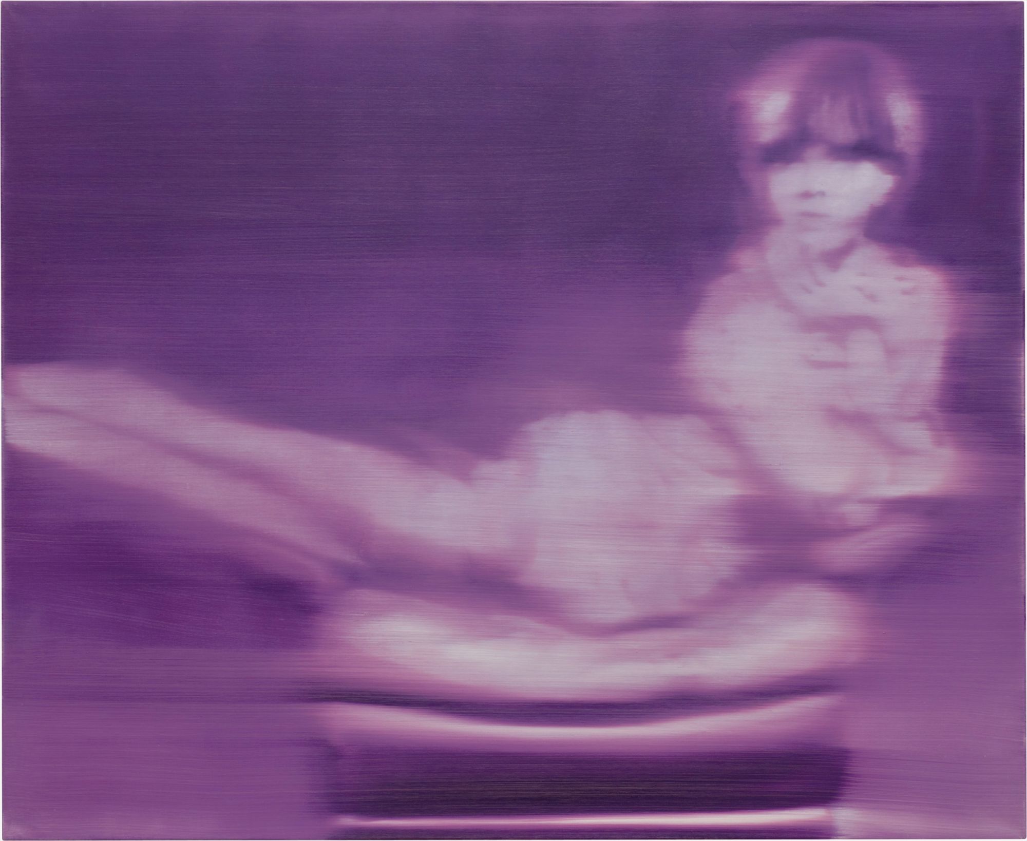 <b>GERHARD RICHTER</b> <i>M&#228;dchen im Sessel (Lila)</i>, 1965-66